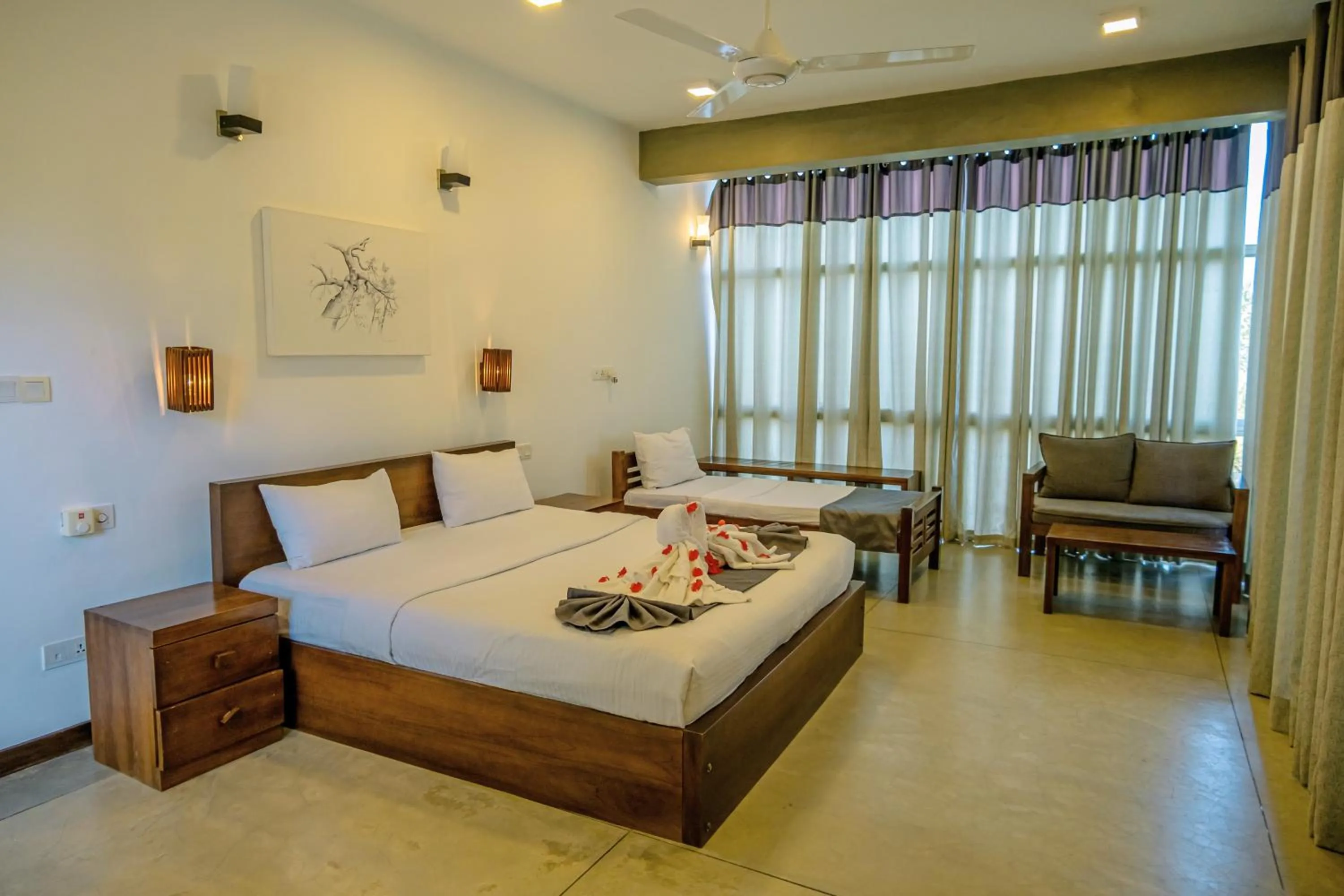 View (from property/room), Bed in Somerset Mirissa Eco