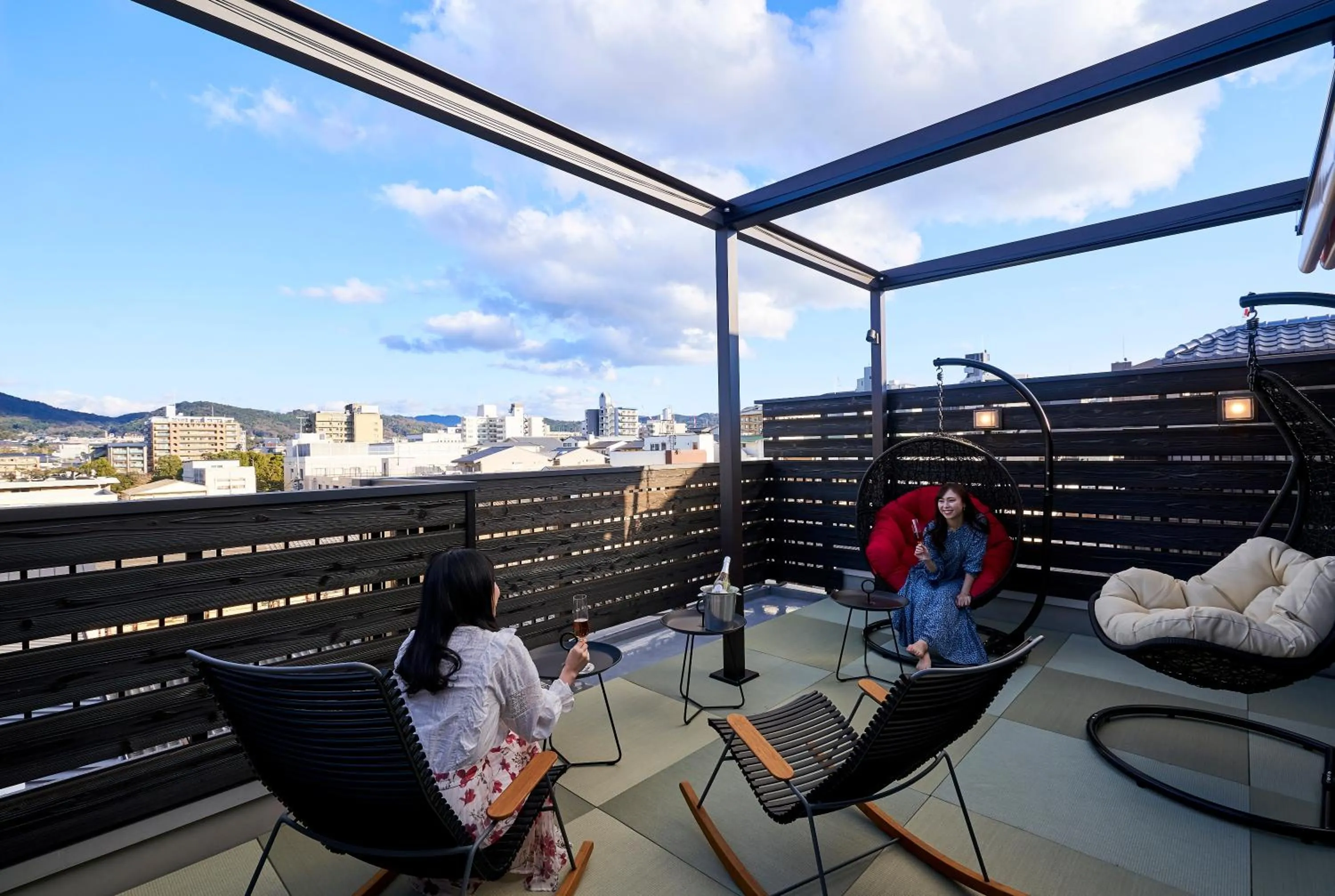 Balcony/Terrace in Hotel Kuu Kyoto