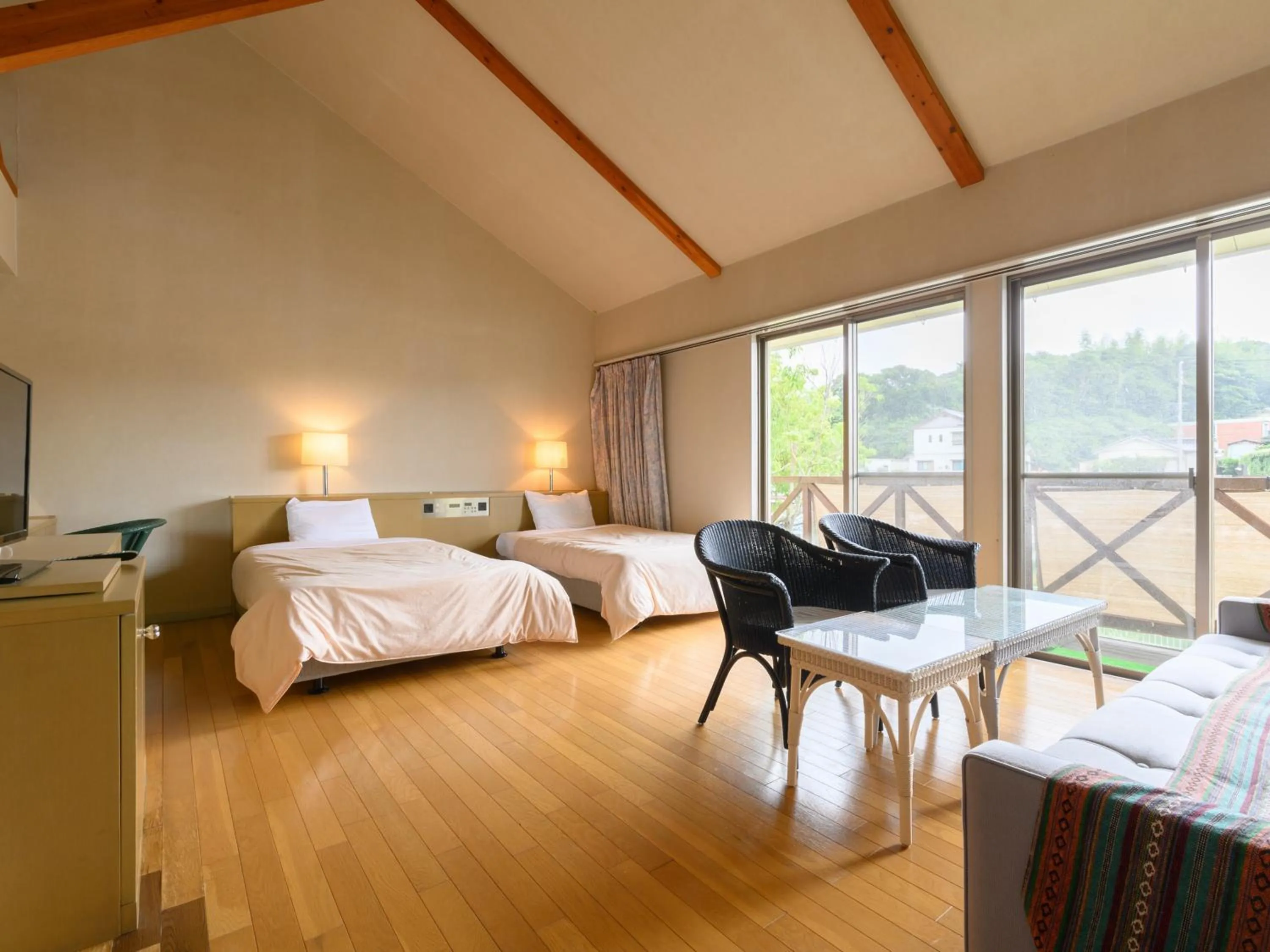 Bed in Tabistヴィラダイオーリゾート伊勢志摩