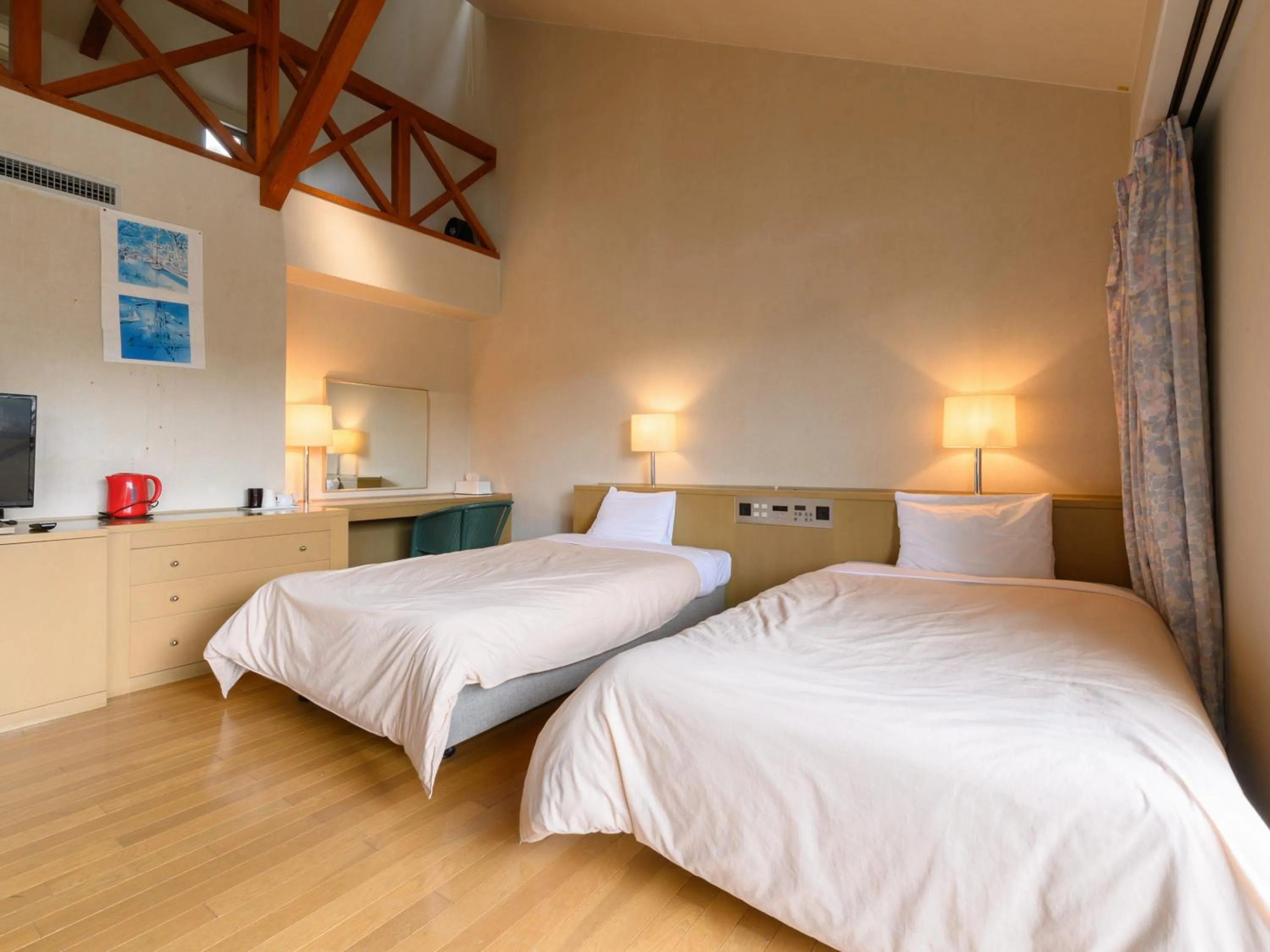 Bed in Tabistヴィラダイオーリゾート伊勢志摩