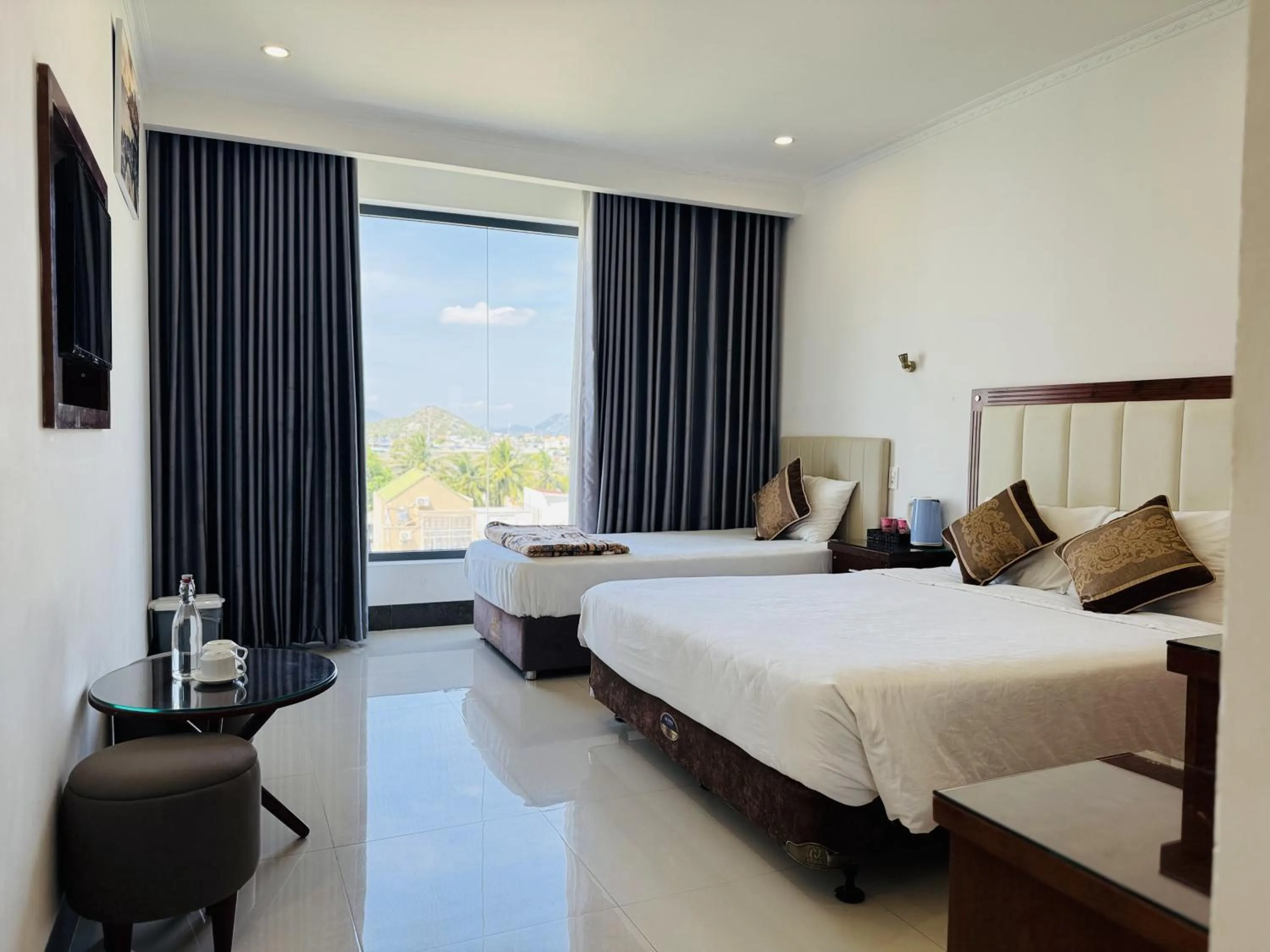 Bed in Khách Sạn Ninh Chữ