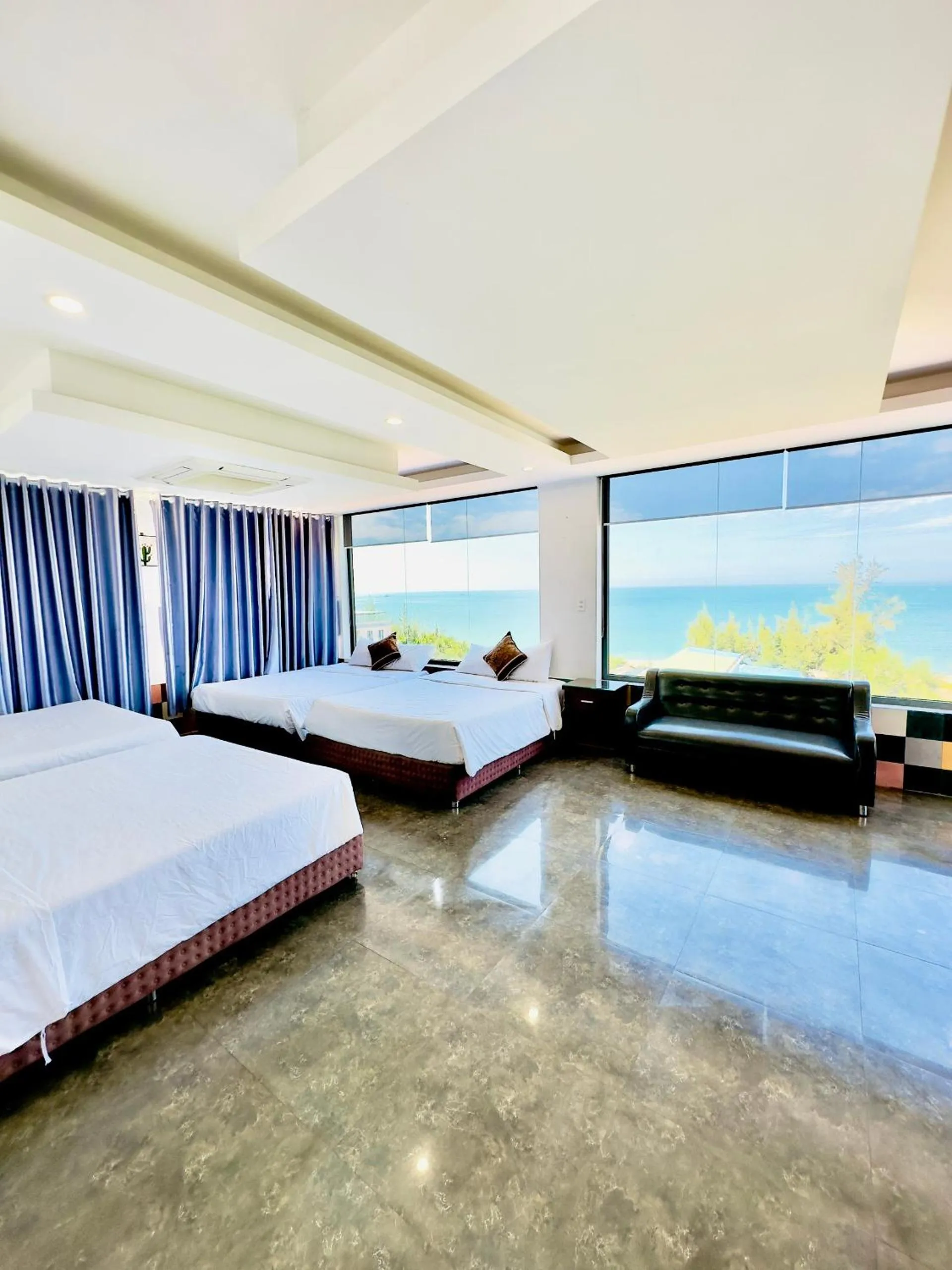 Bed in Khách Sạn Ninh Chữ