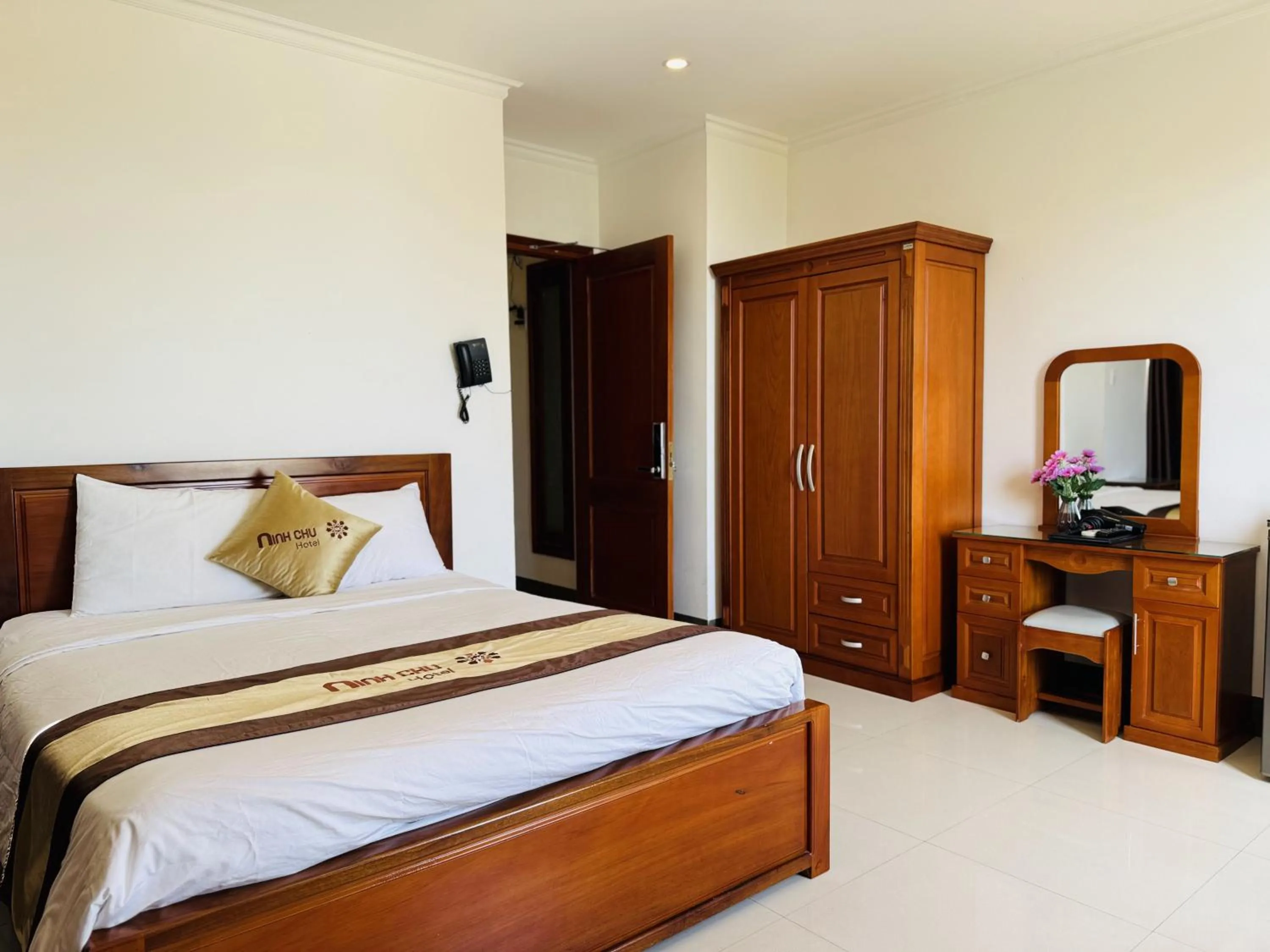 Bed in Khách Sạn Ninh Chữ