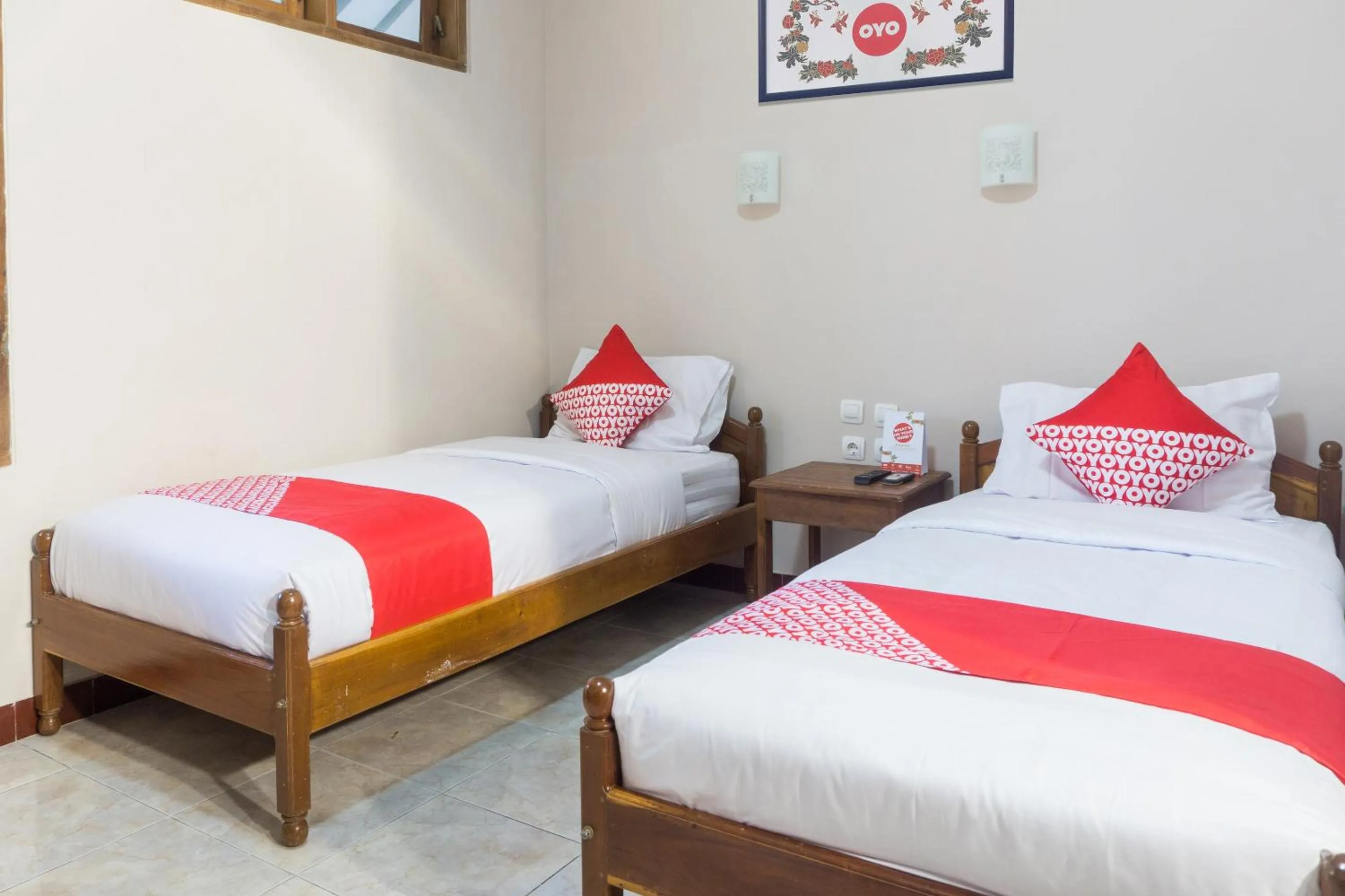 Bedroom, Bed in Hotel O Srikandi Hotel