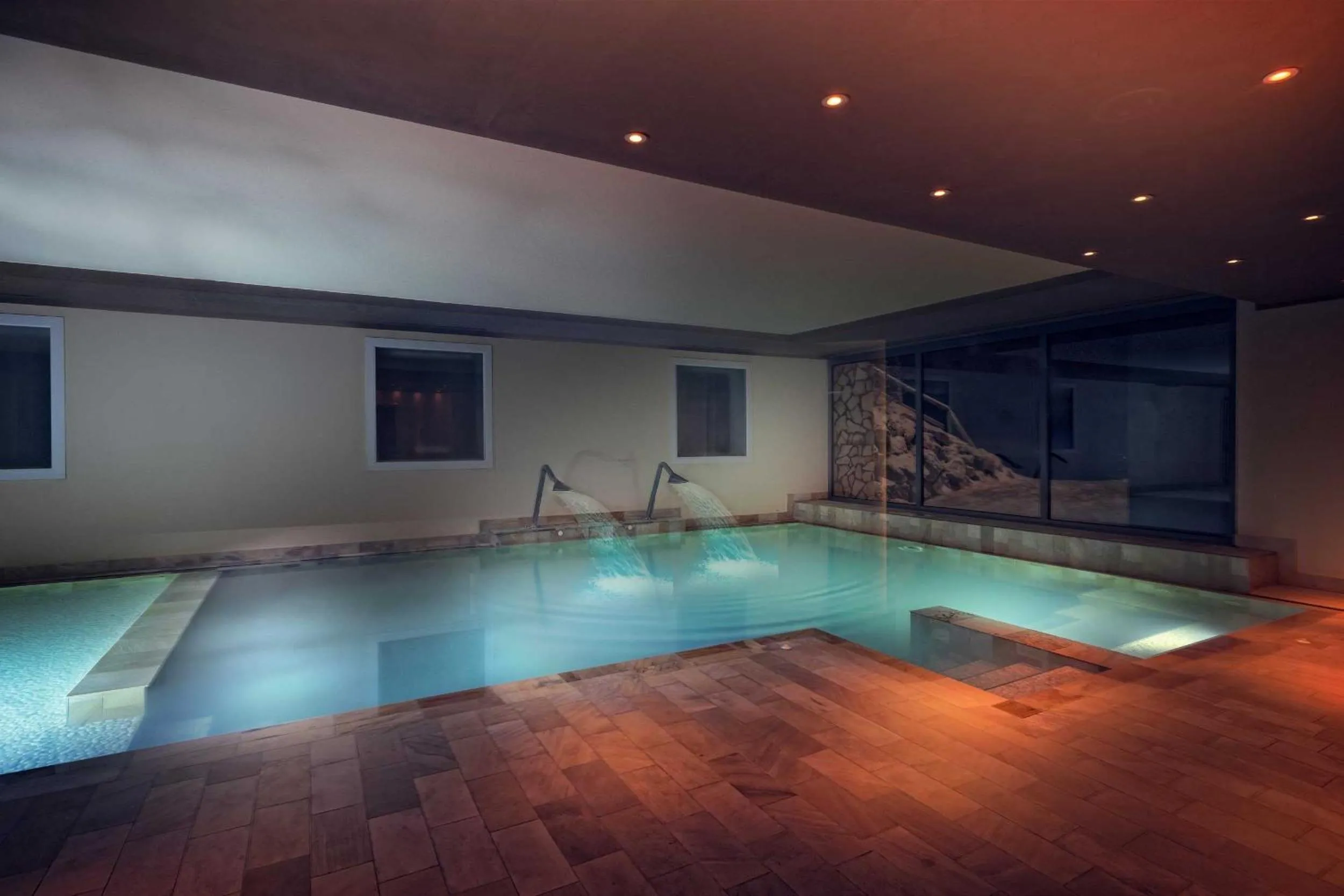 Swimming pool in Le Blanc Hotel & Spa