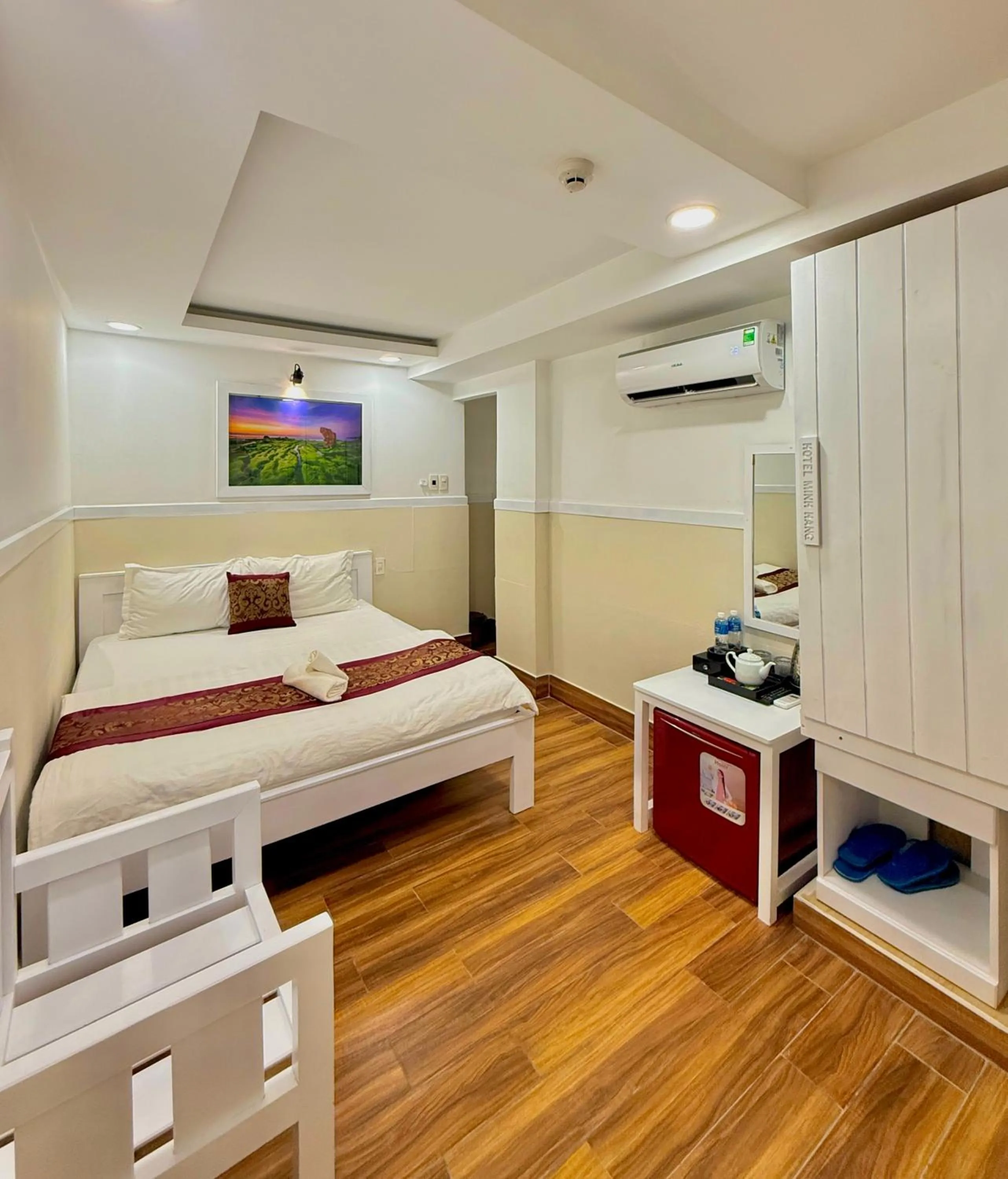 Bed in Hotel Minh Hang