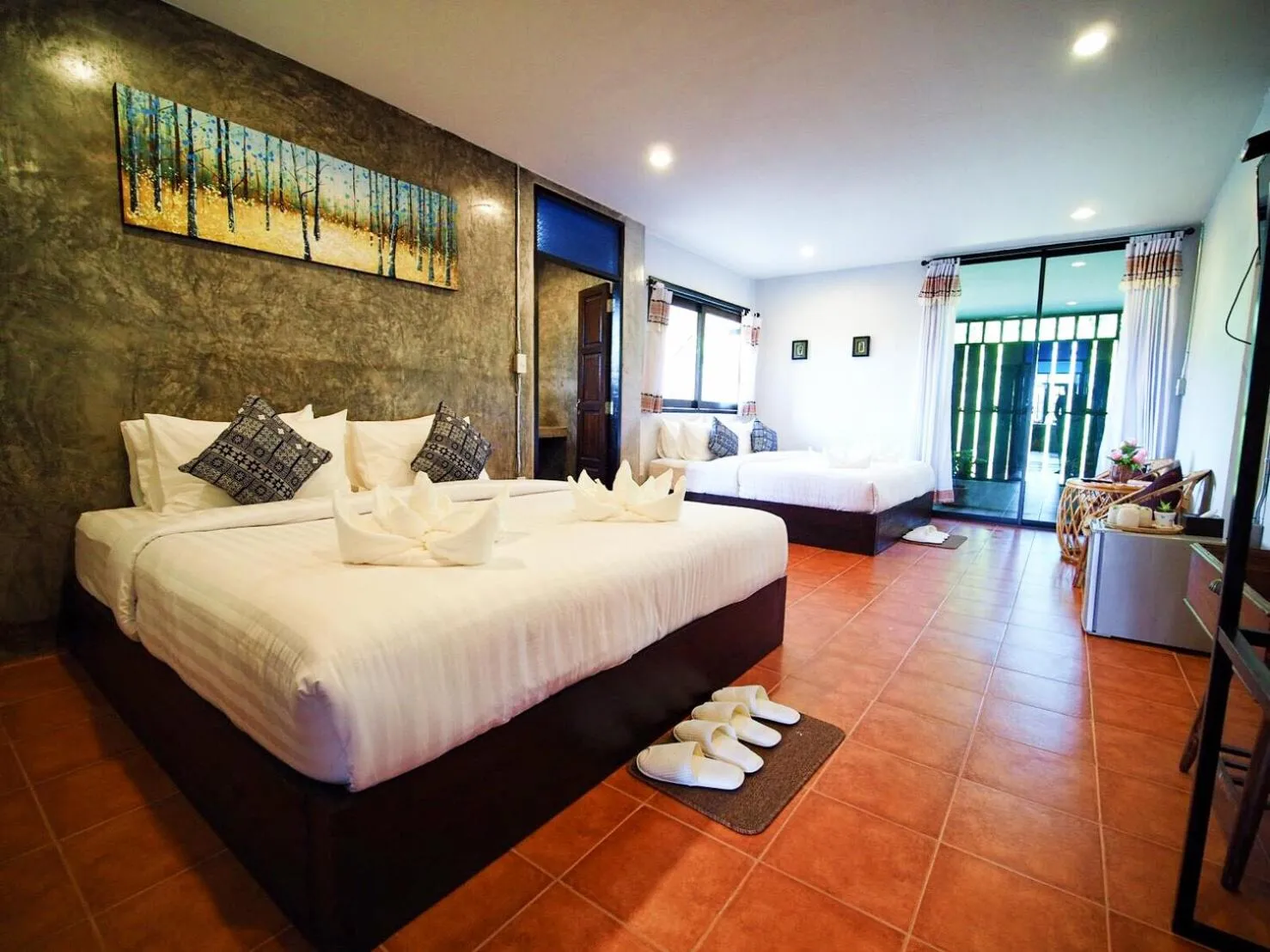 Photo of the whole room, Bed in Pround Nan Cottage