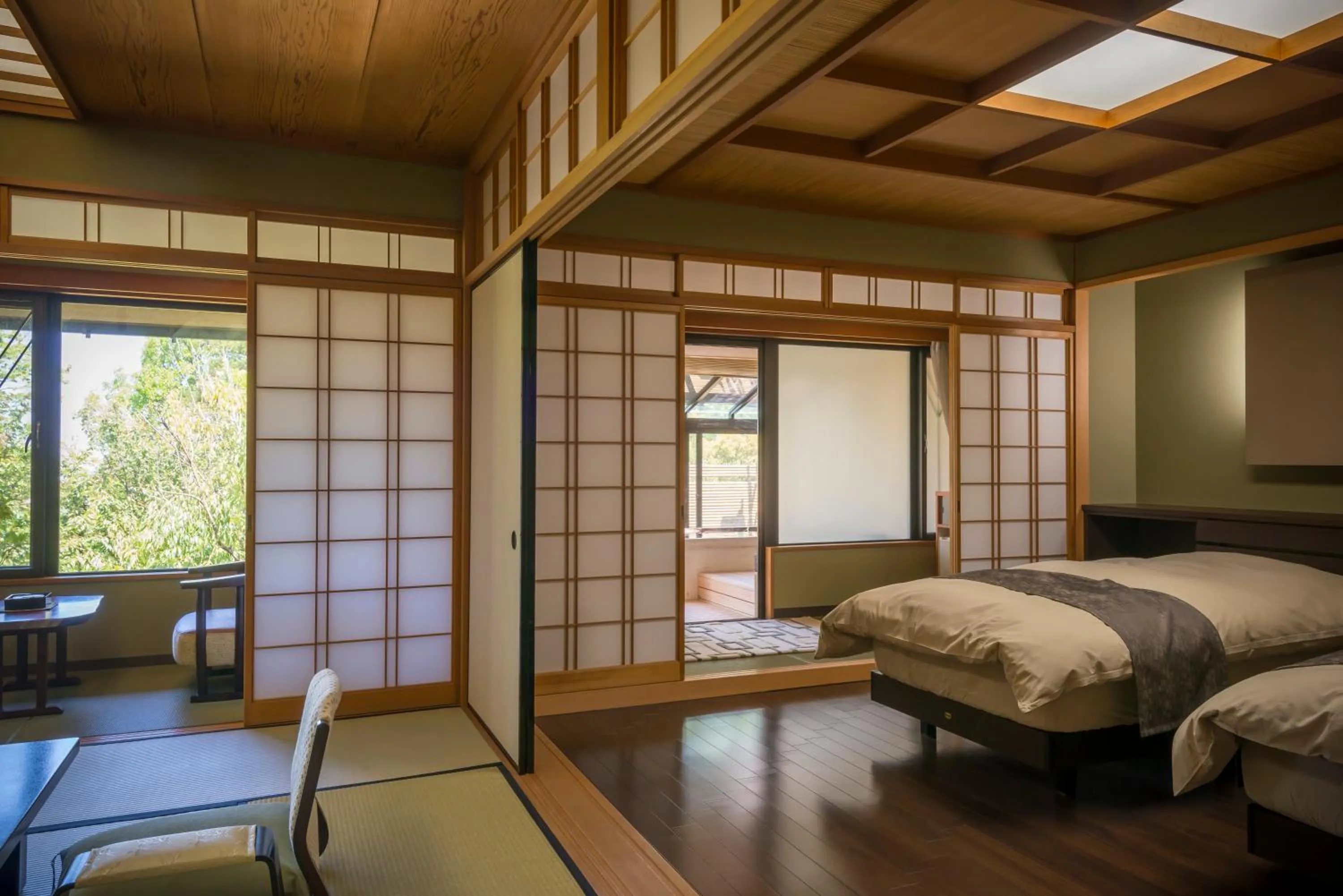 Bed in Ryotei Manyou