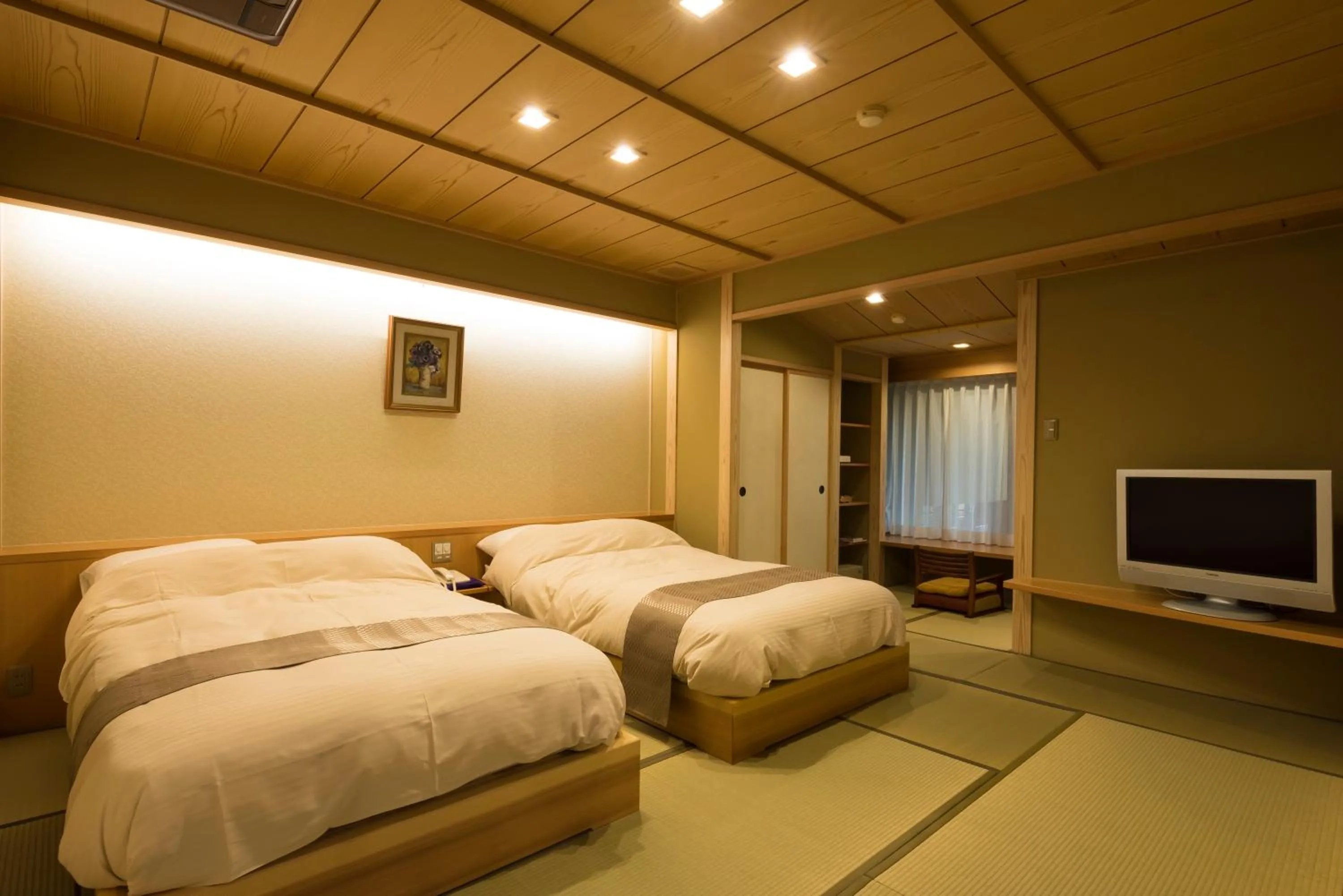 Bed in Ryotei Manyou