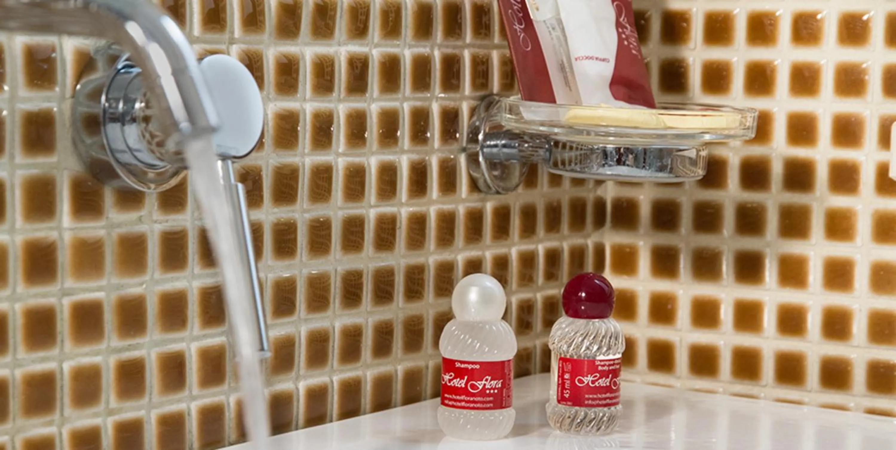 Decorative detail in Hotel Flora