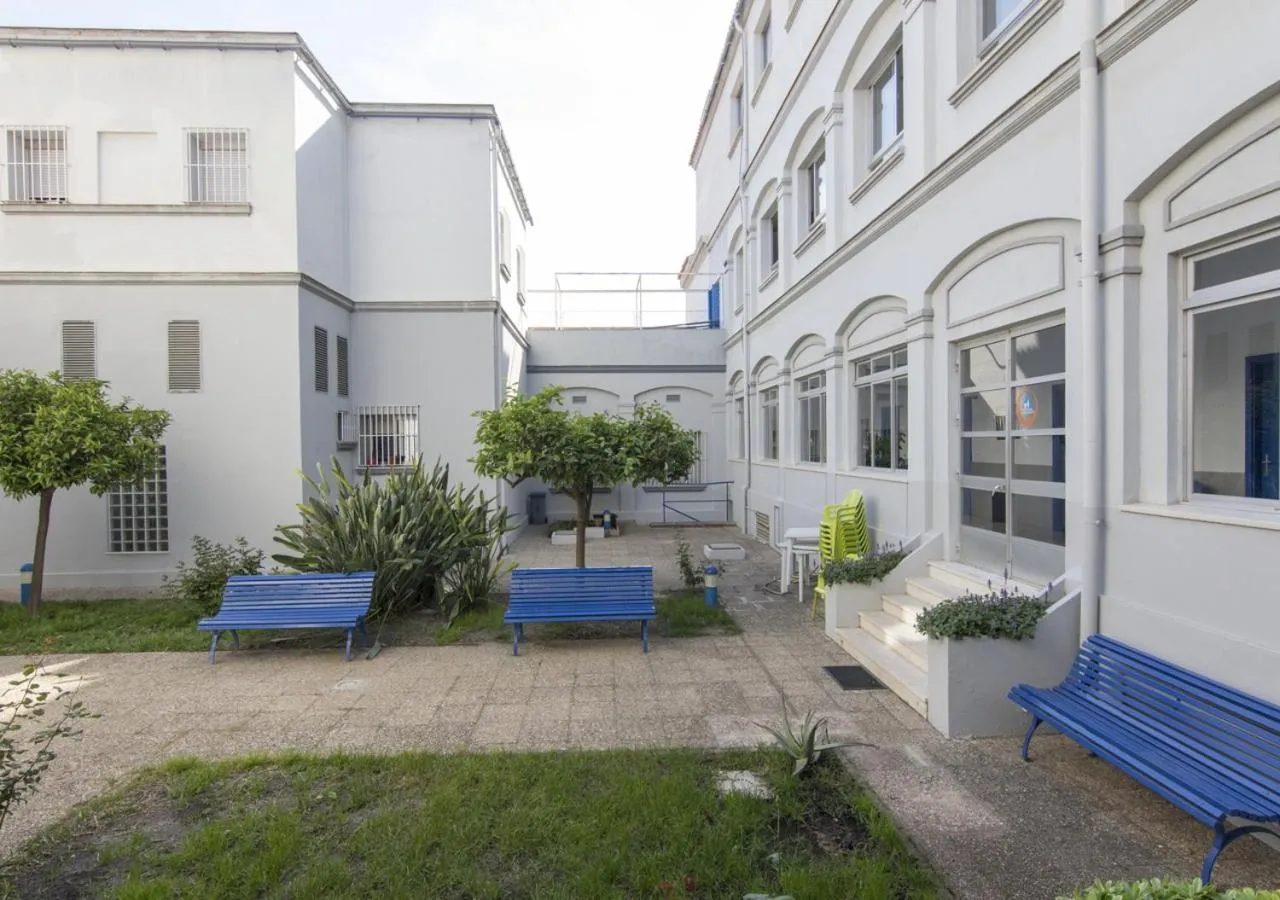 Patio in Albergue Inturjoven Malaga