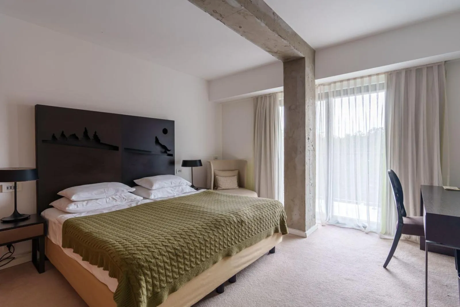 Bed in Hotel Palisad