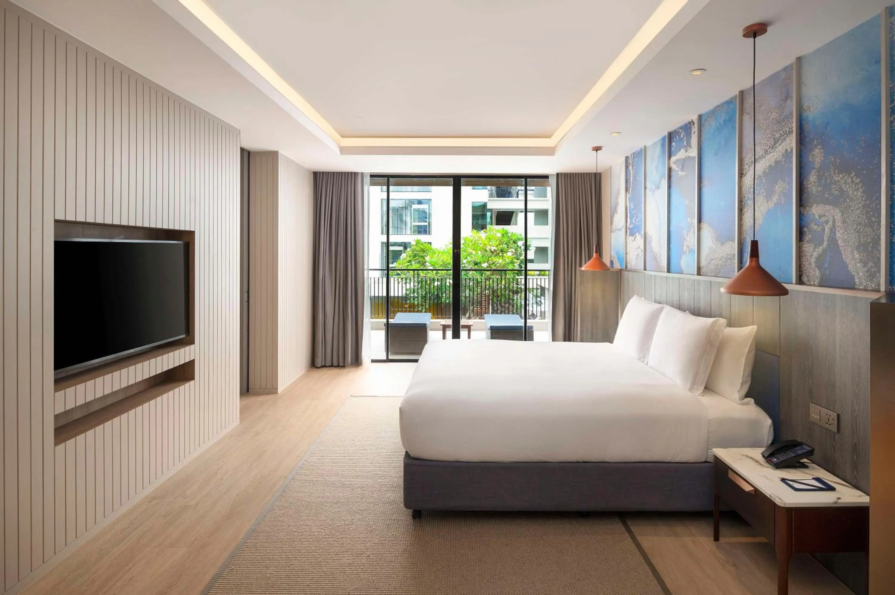 Bed in DoubleTree by Hilton Phuket Banthai Resort