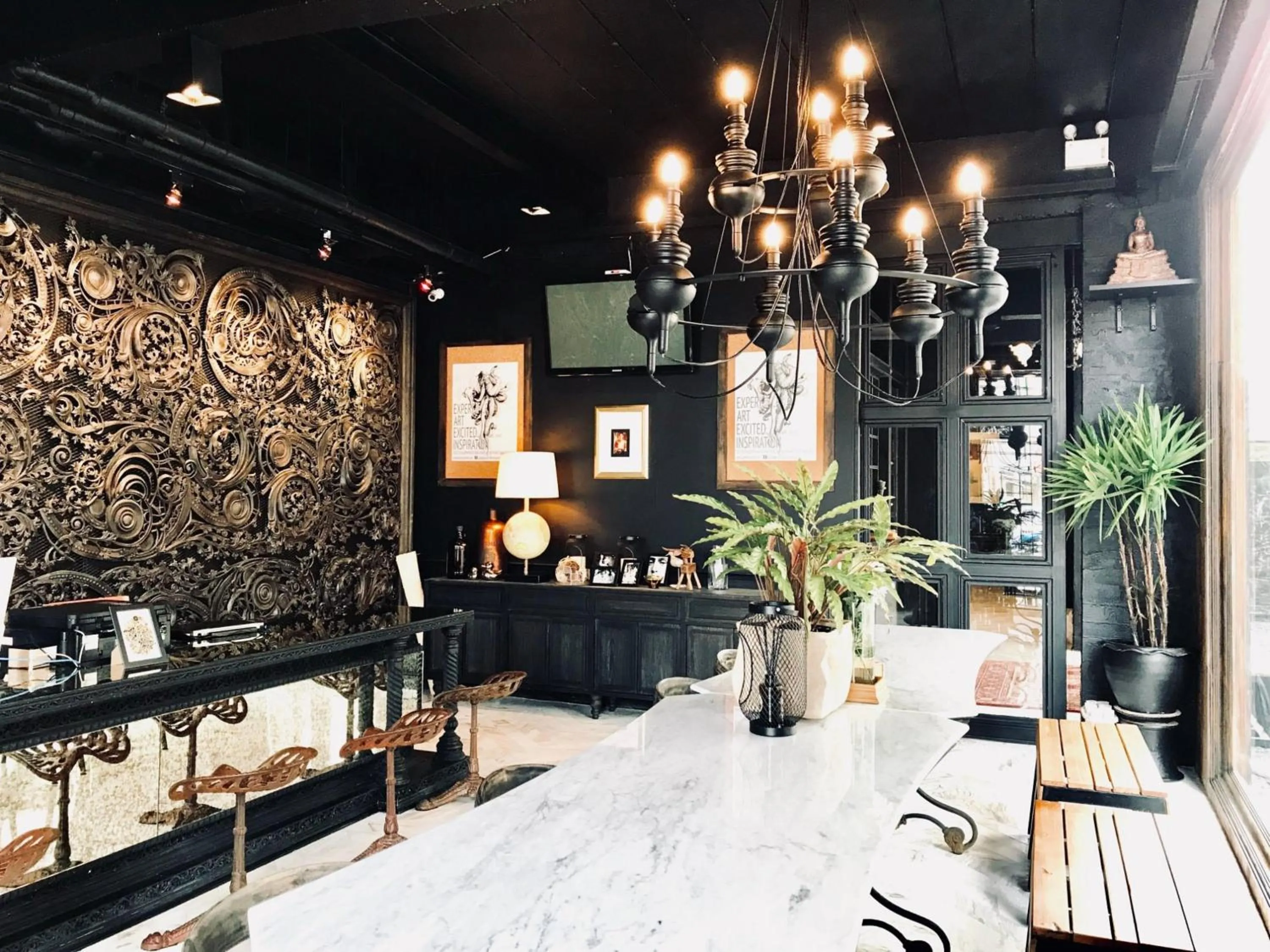 Decorative detail in Shade House - Phuket Downtown