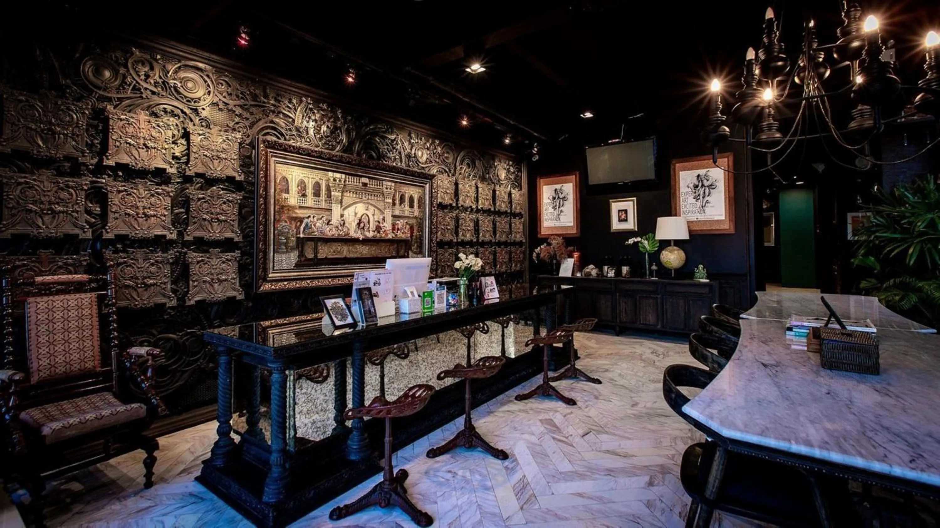 Seating area in Shade House - Phuket Downtown