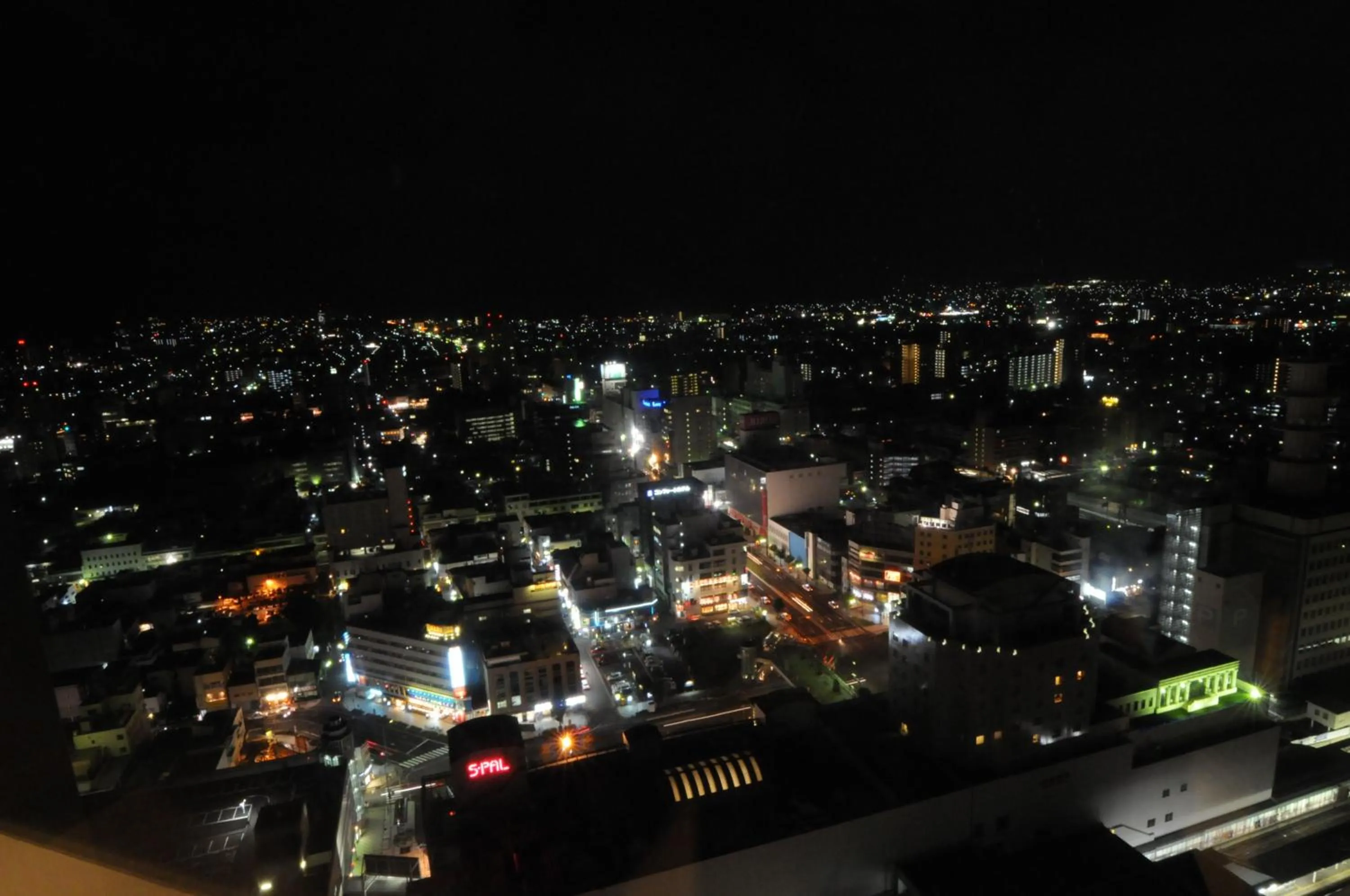 Night in Yamagata Eki Nishiguchi Washington Hotel