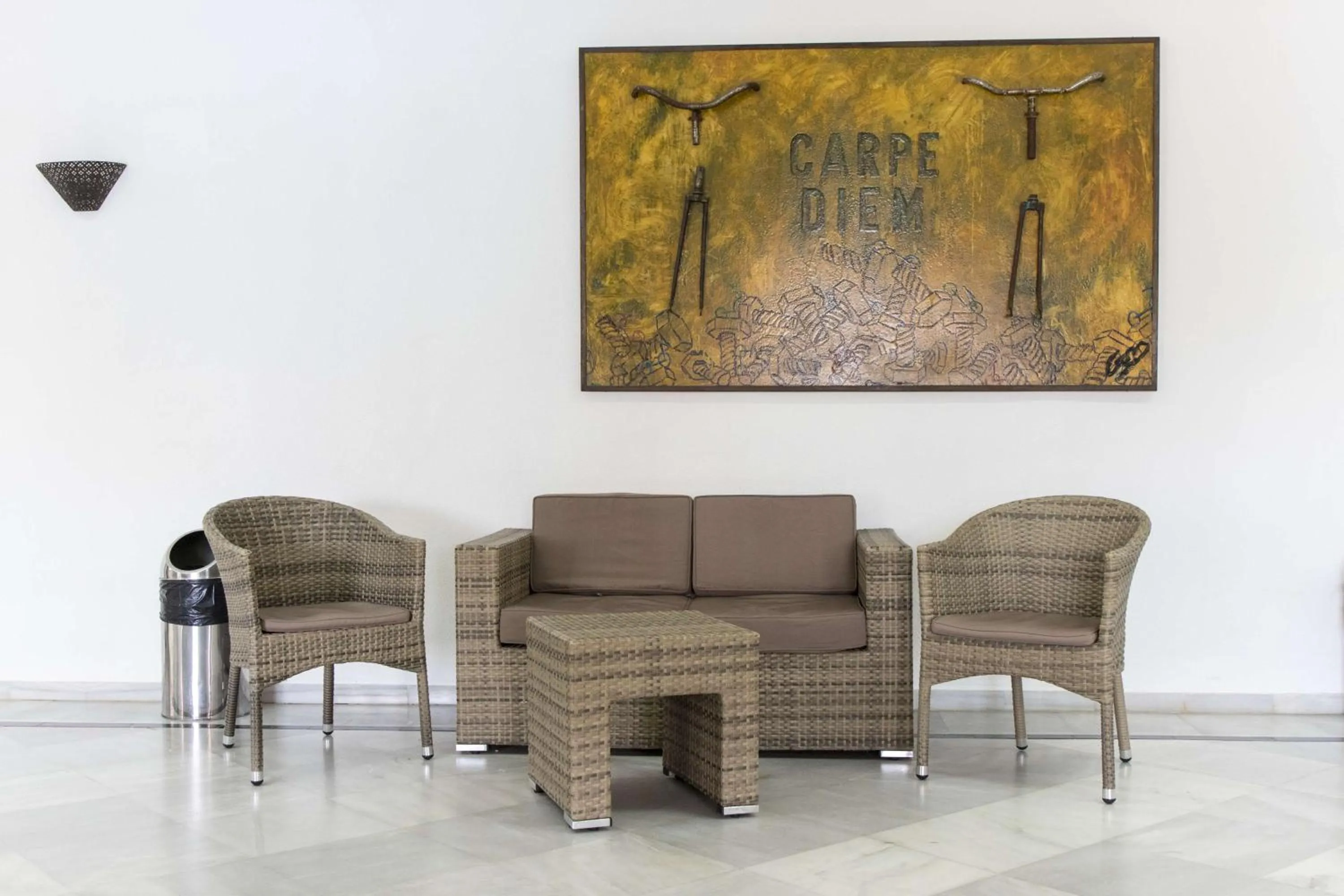 Lobby or reception in Albergue Inturjoven Marbella