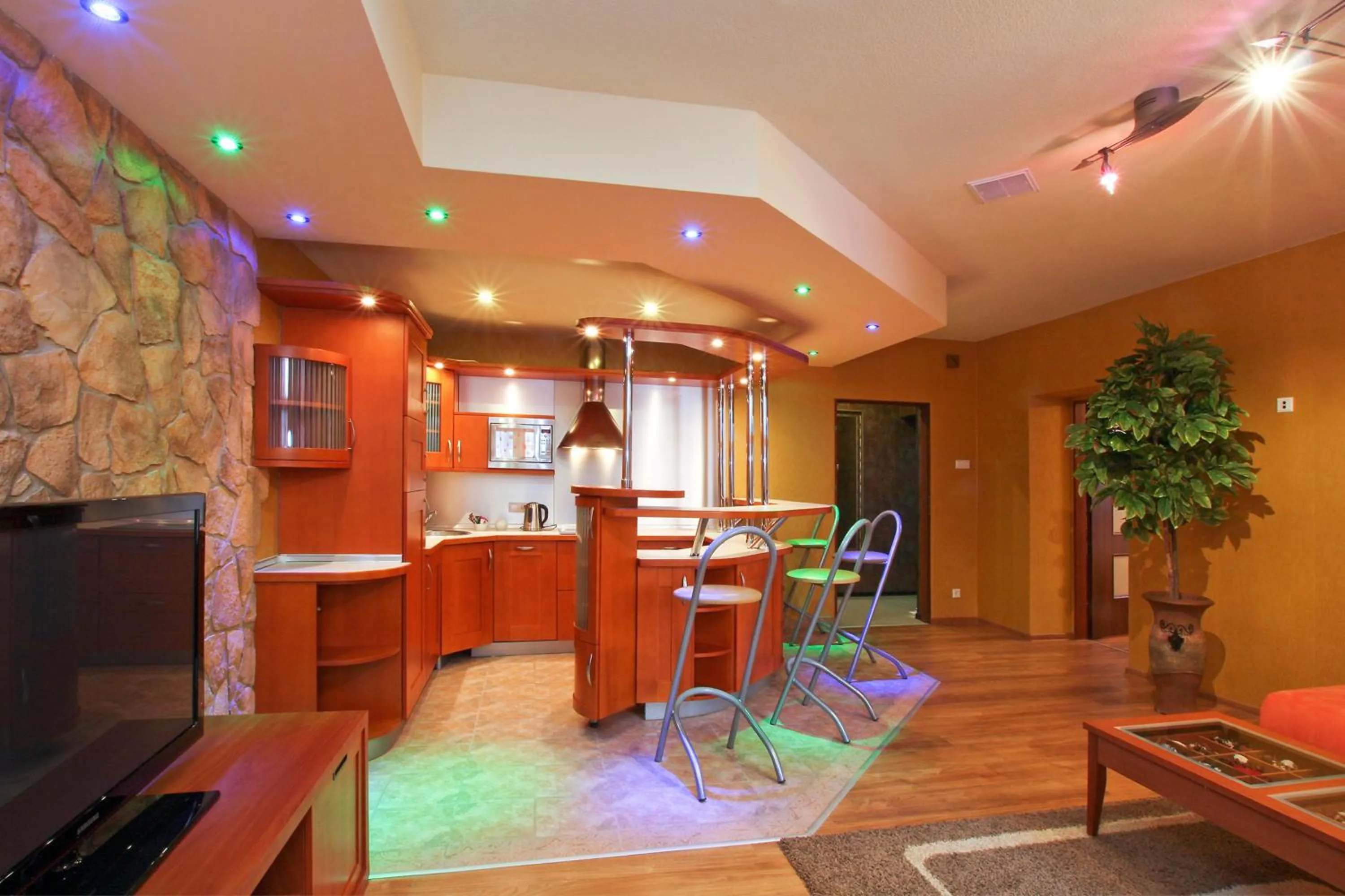 Kitchen or kitchenette in Pałac Saturna