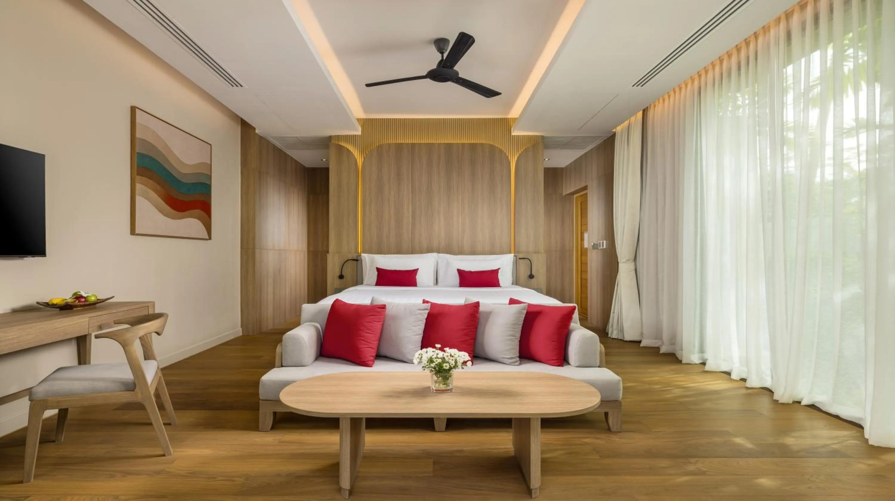 Bedroom, Bed in Ramada Resort by Wyndham Khao Lak