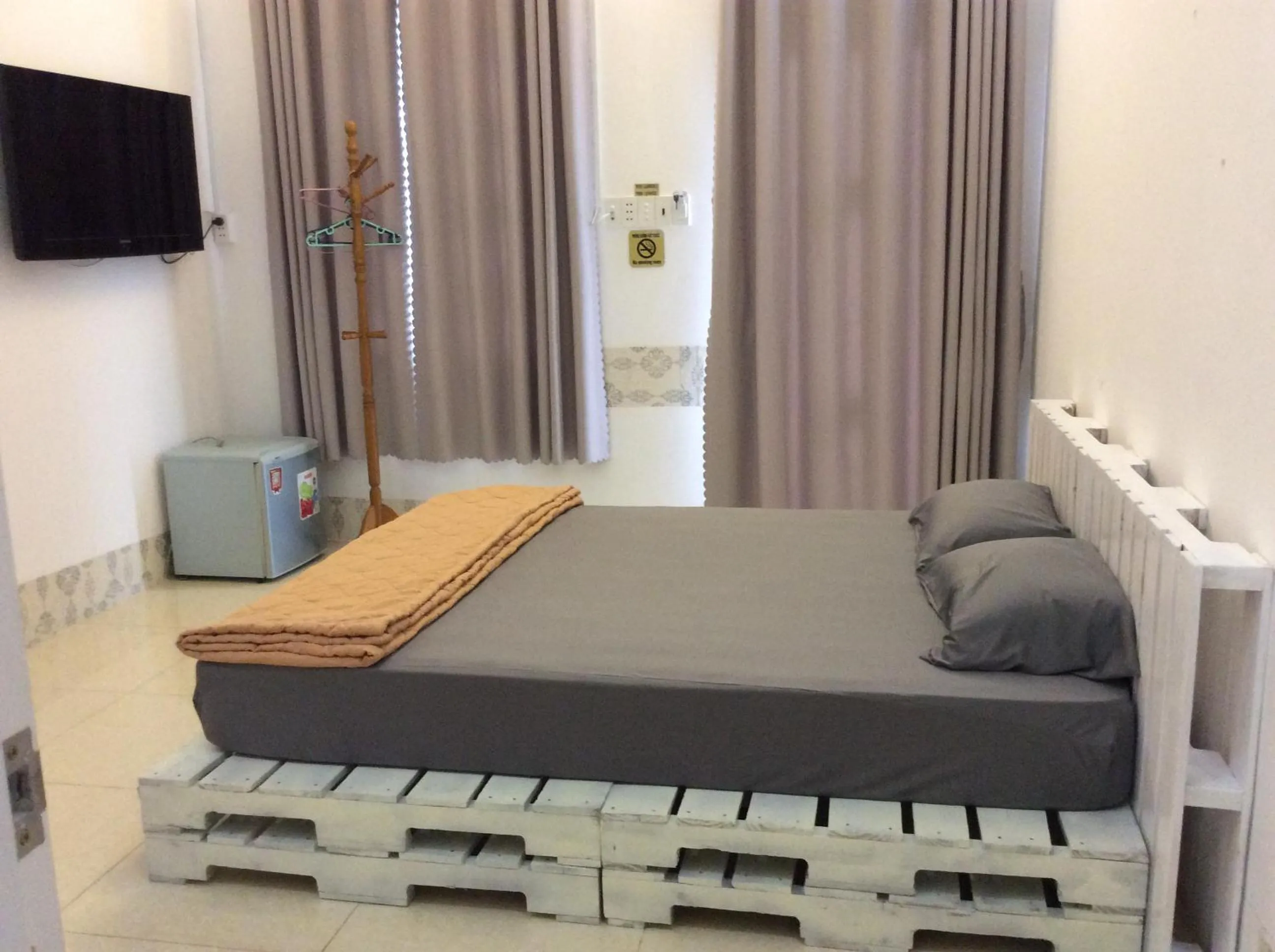 Bed in Lan Thai Ngoc Hotel