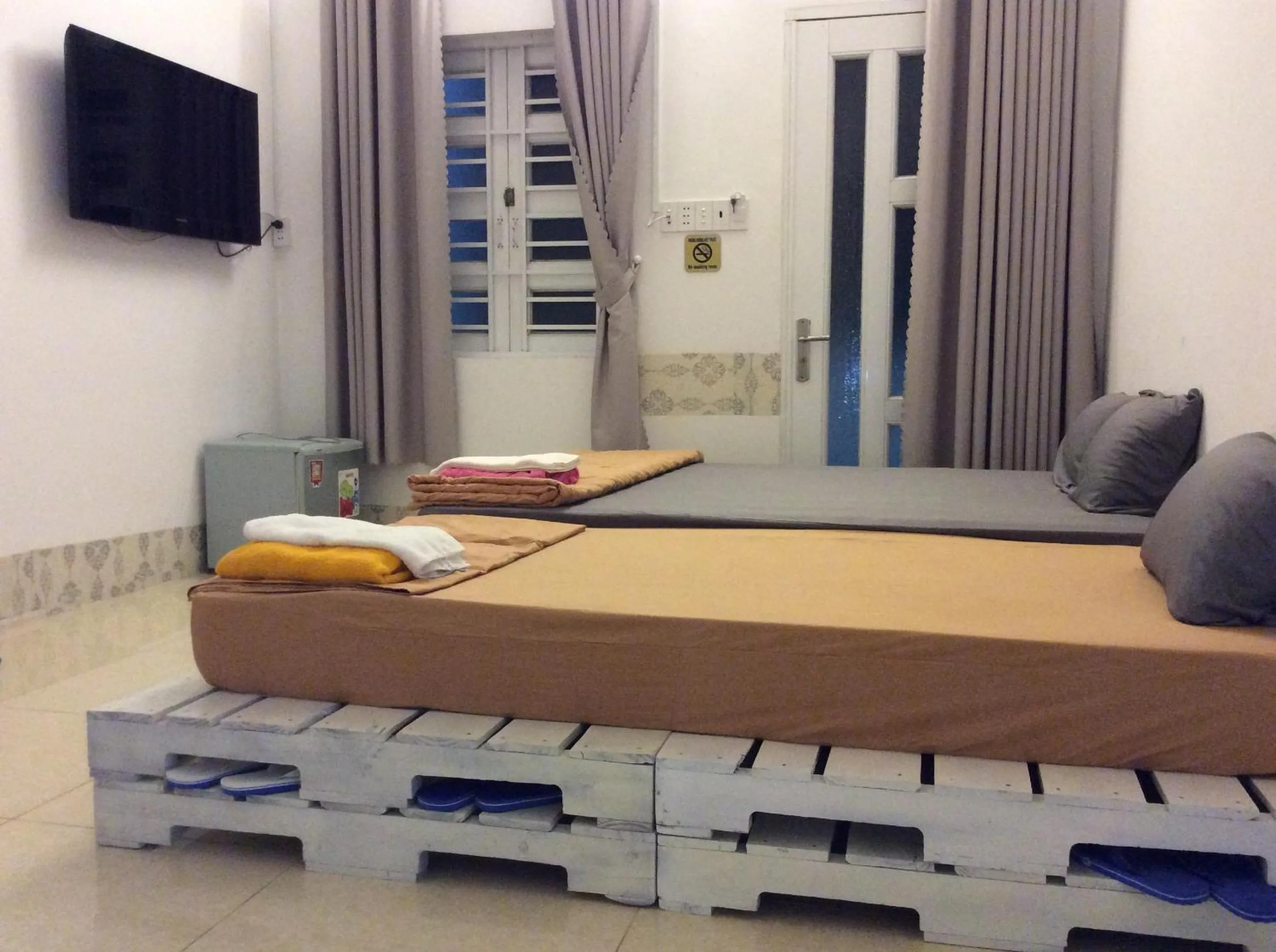 Bed in Lan Thai Ngoc Hotel