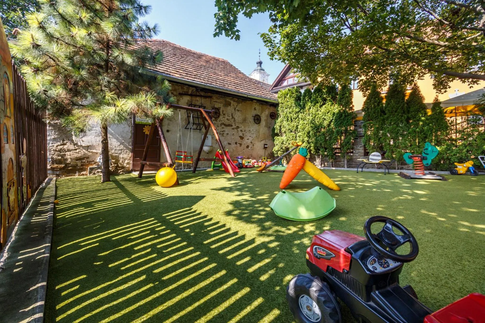 Children play ground in Penzión - Restaurant Atrium