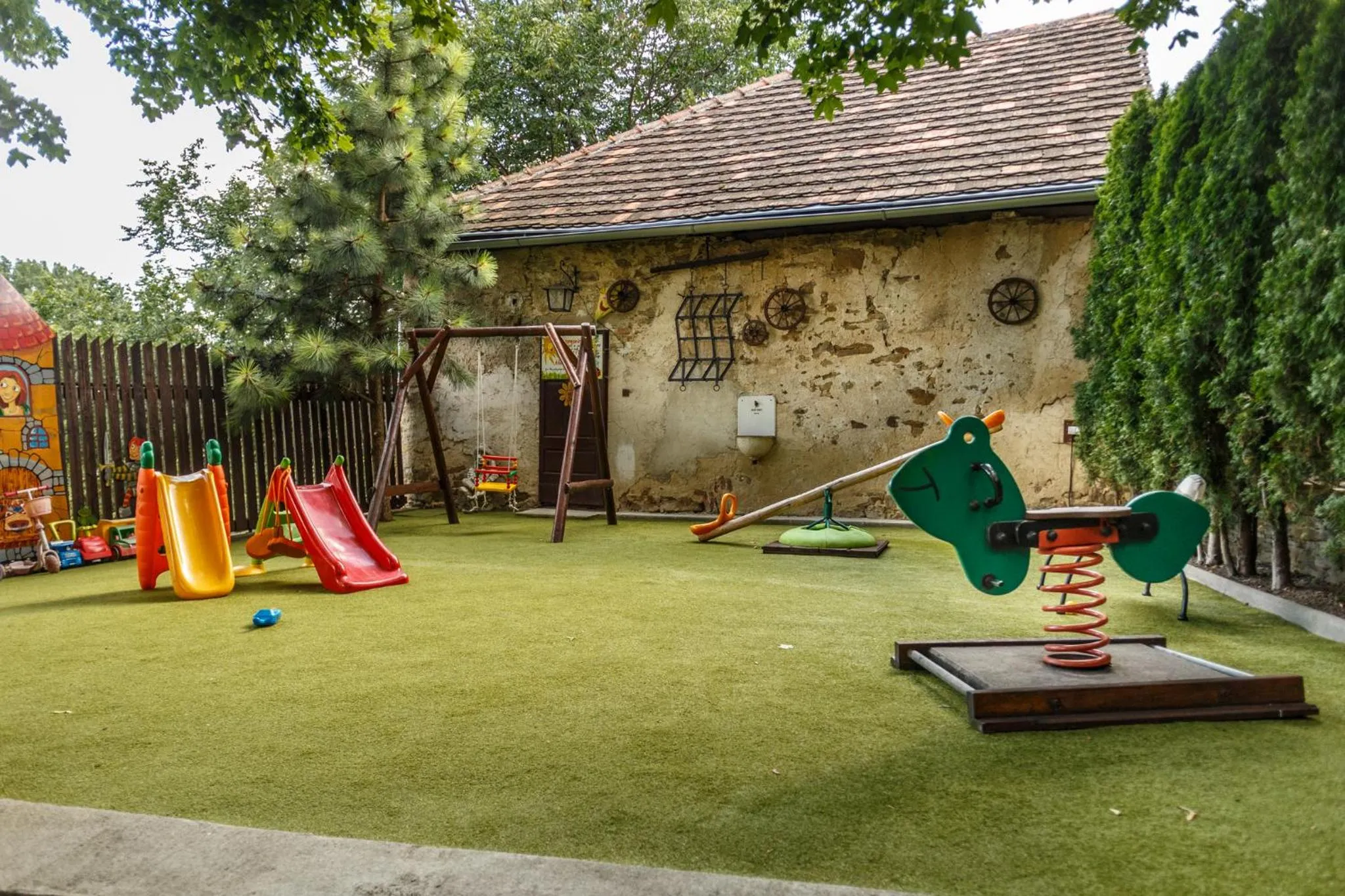 Children play ground in Penzión - Restaurant Atrium