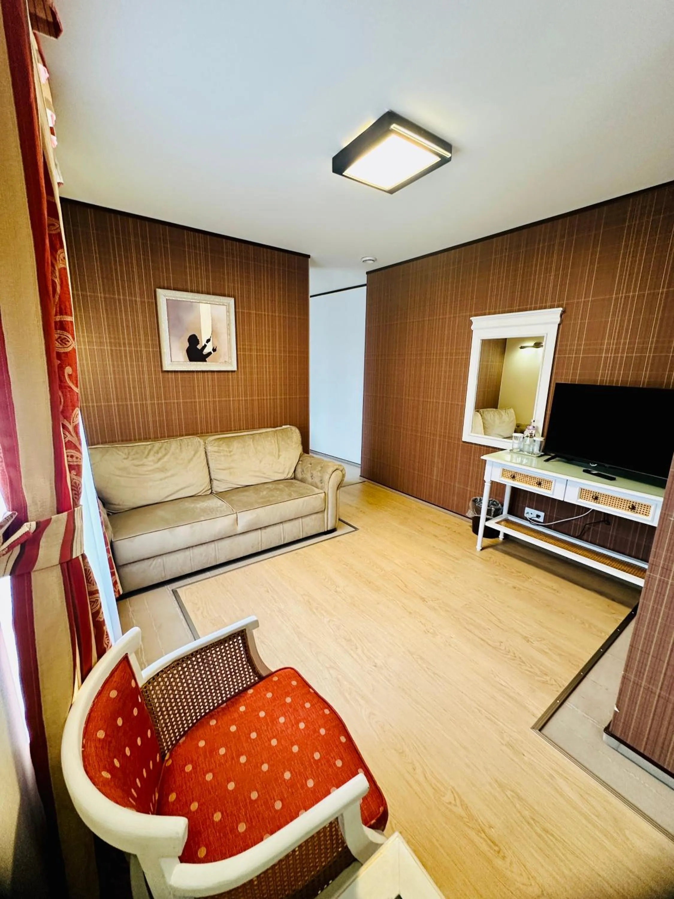 Communal lounge/ TV room in Villa & Restaurant Levoslav House