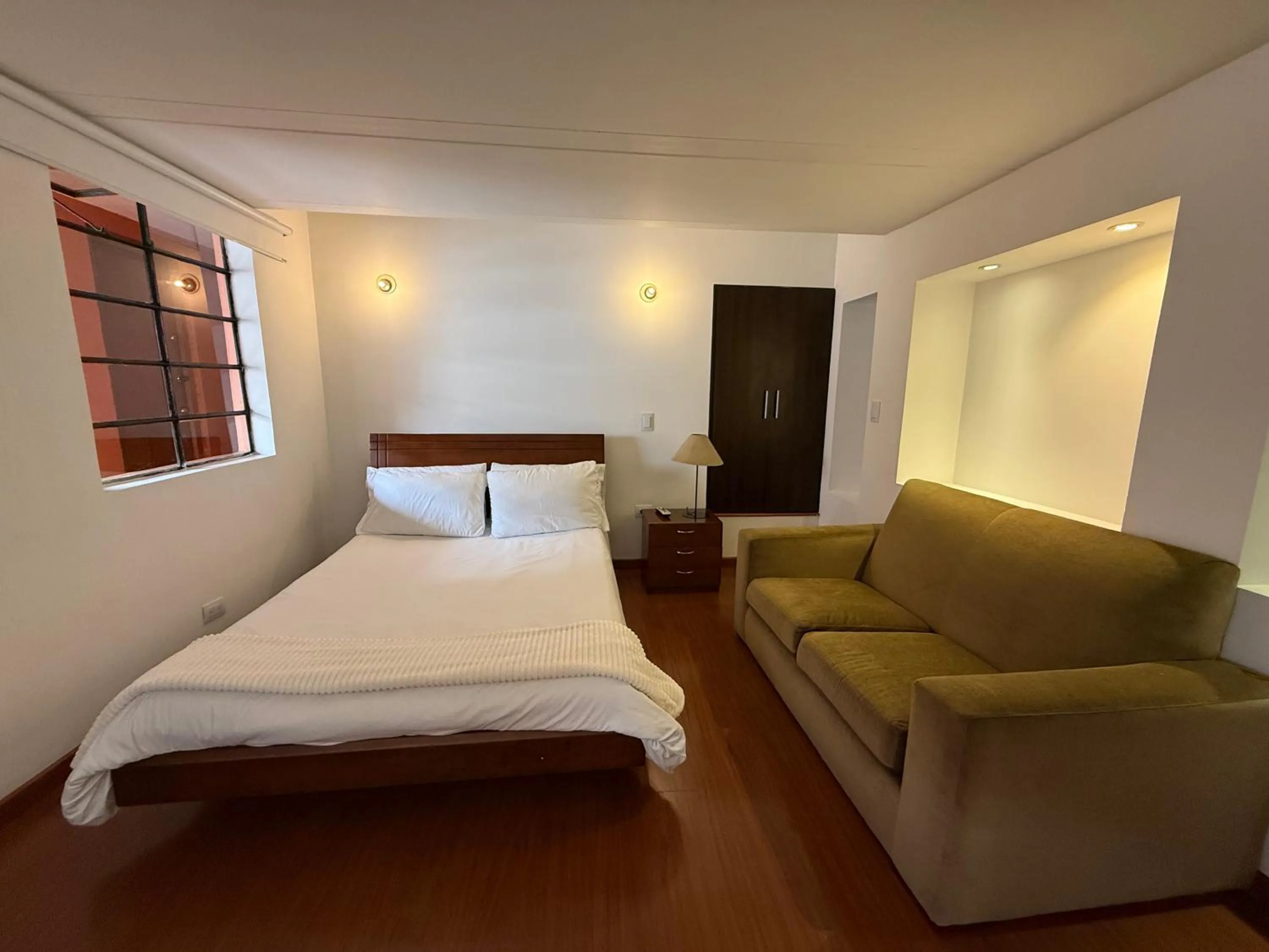 Bed in Apartaestudios La Candelaria