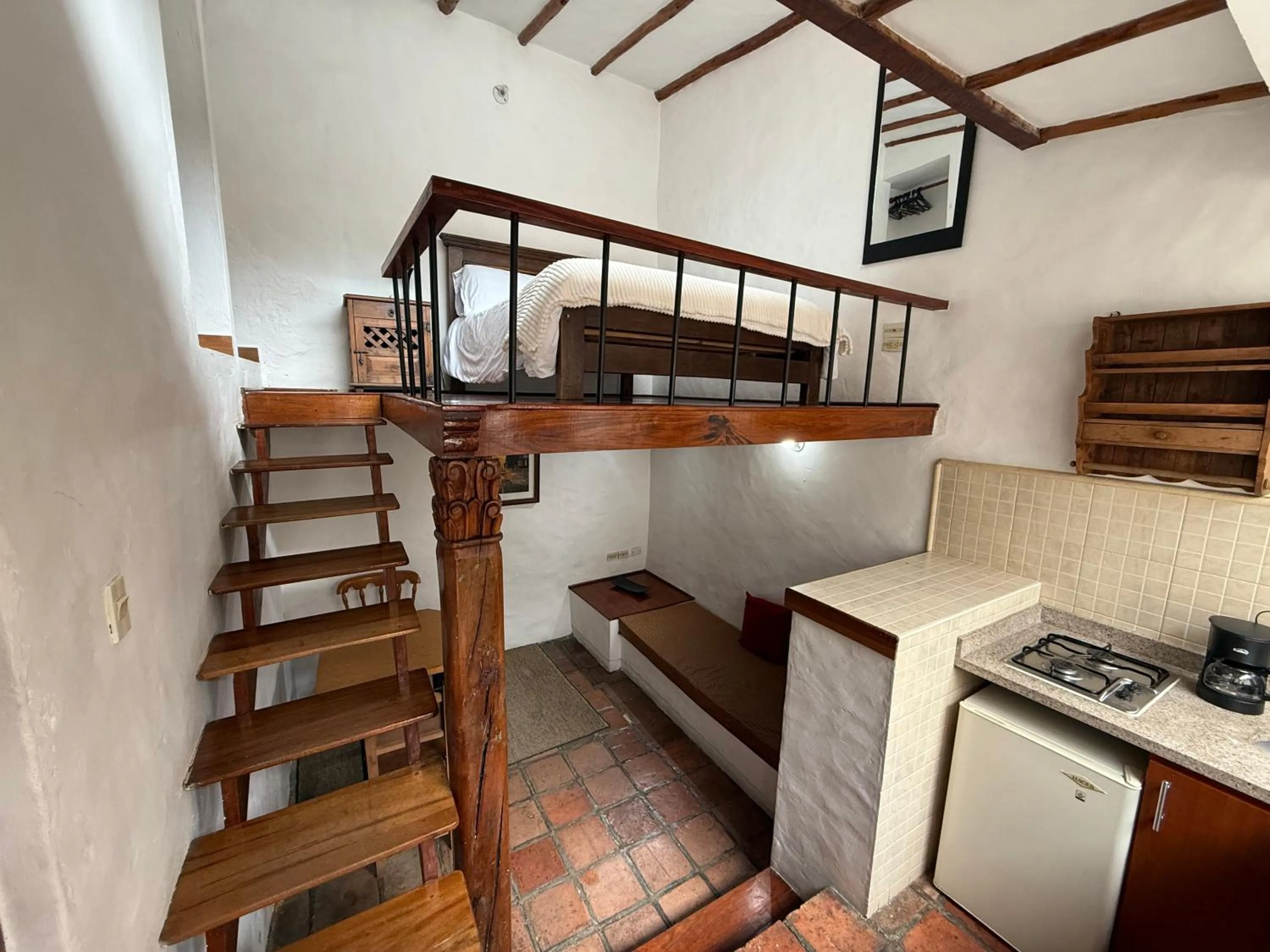 Bed in Apartaestudios La Candelaria