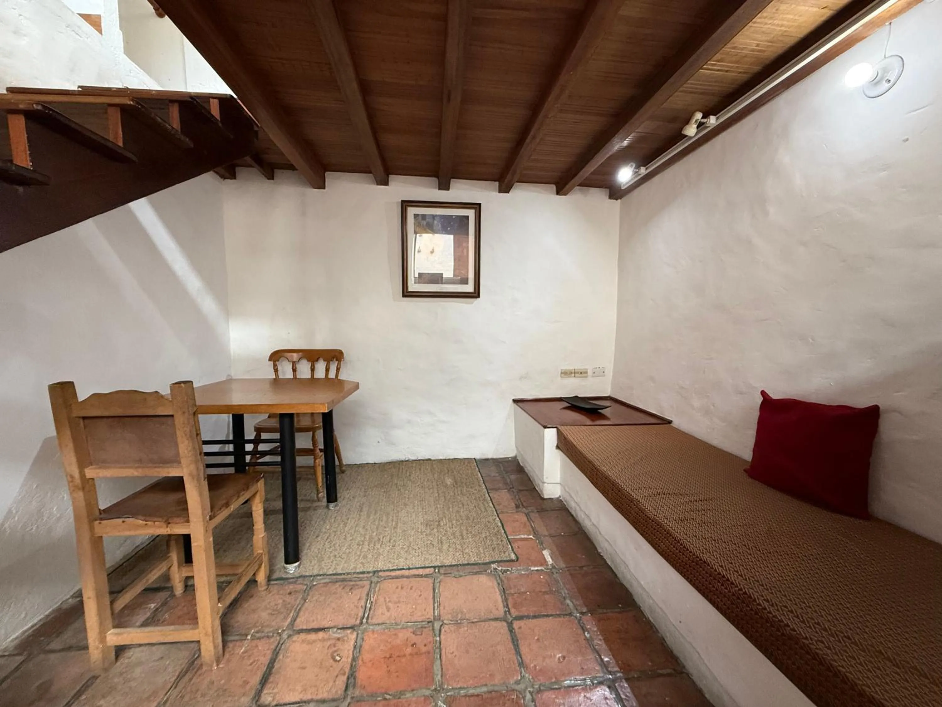 Living room in Apartaestudios La Candelaria