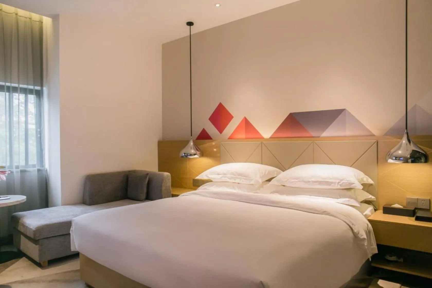 Bed in Borrman International Hotel Canton Tower Chigang Metro Station Flagship Branch