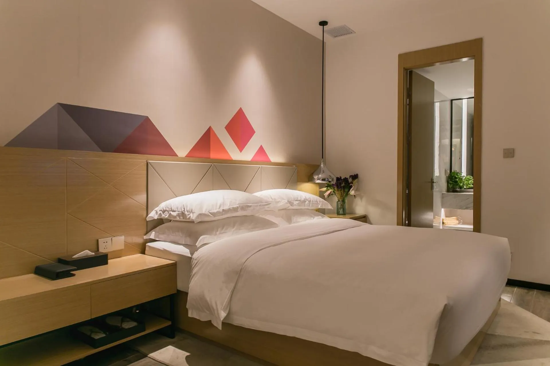 Bed in Borrman International Hotel Canton Tower Chigang Metro Station Flagship Branch