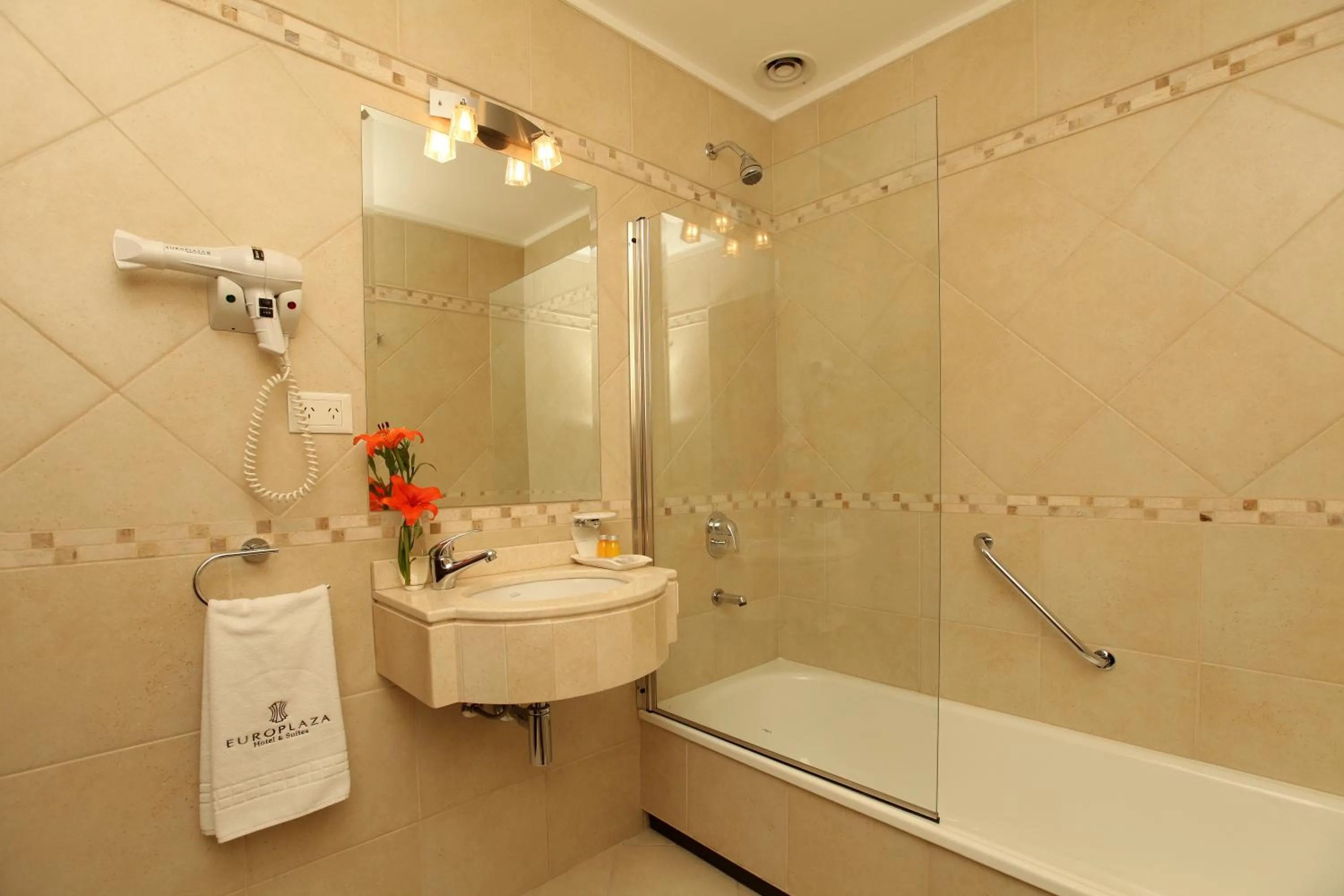 Bathroom in Europlaza Hotel & Suites