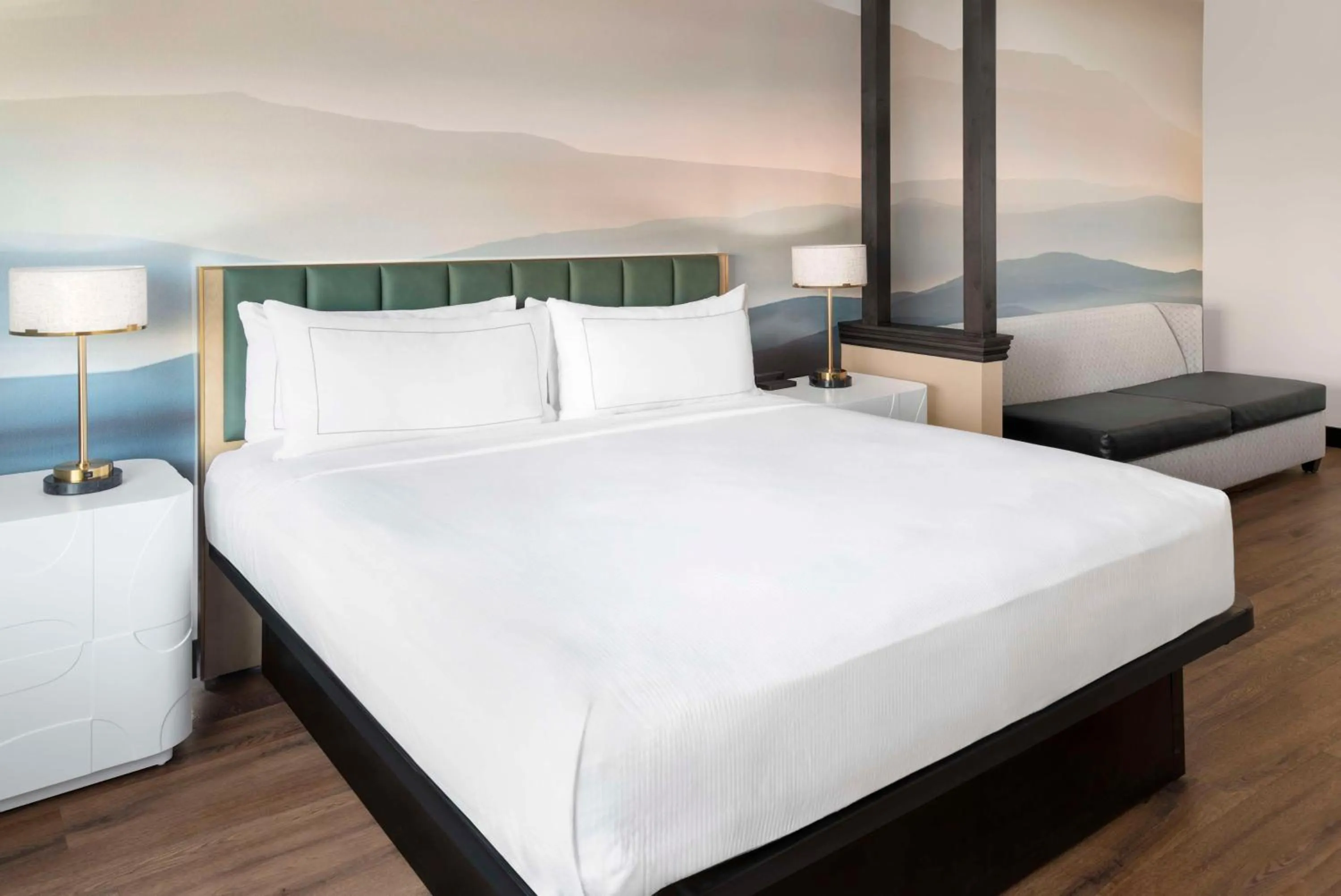 Living room, Bed in DoubleTree by Hilton Phoenix-Gilbert