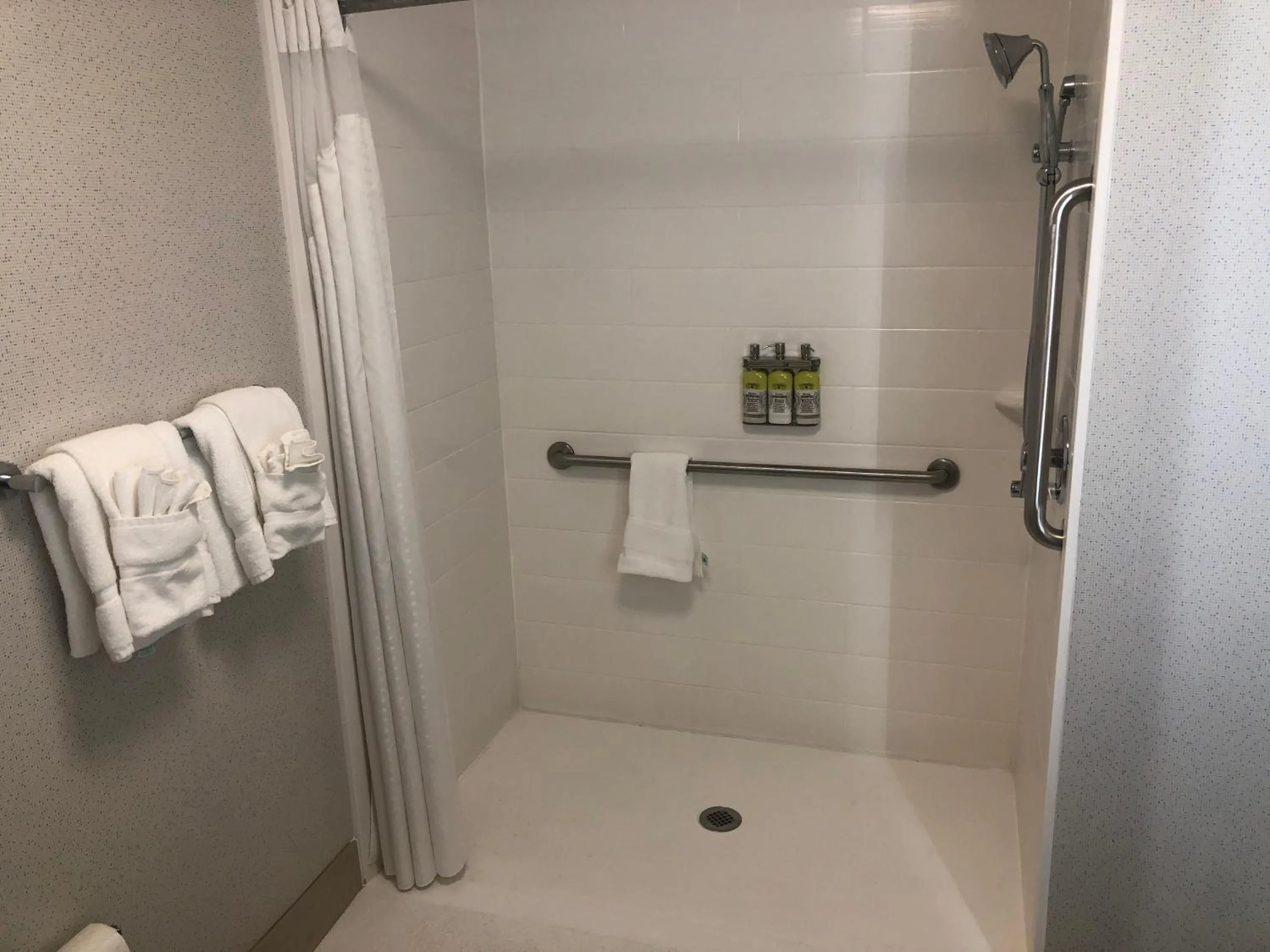 Shower in Holiday Inn Express Rochelle by IHG