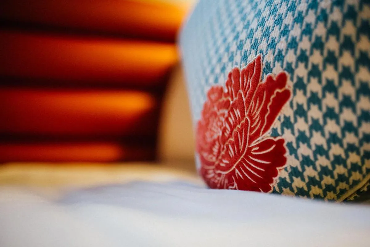 Decorative detail, Bed in Iveagh Garden Hotel