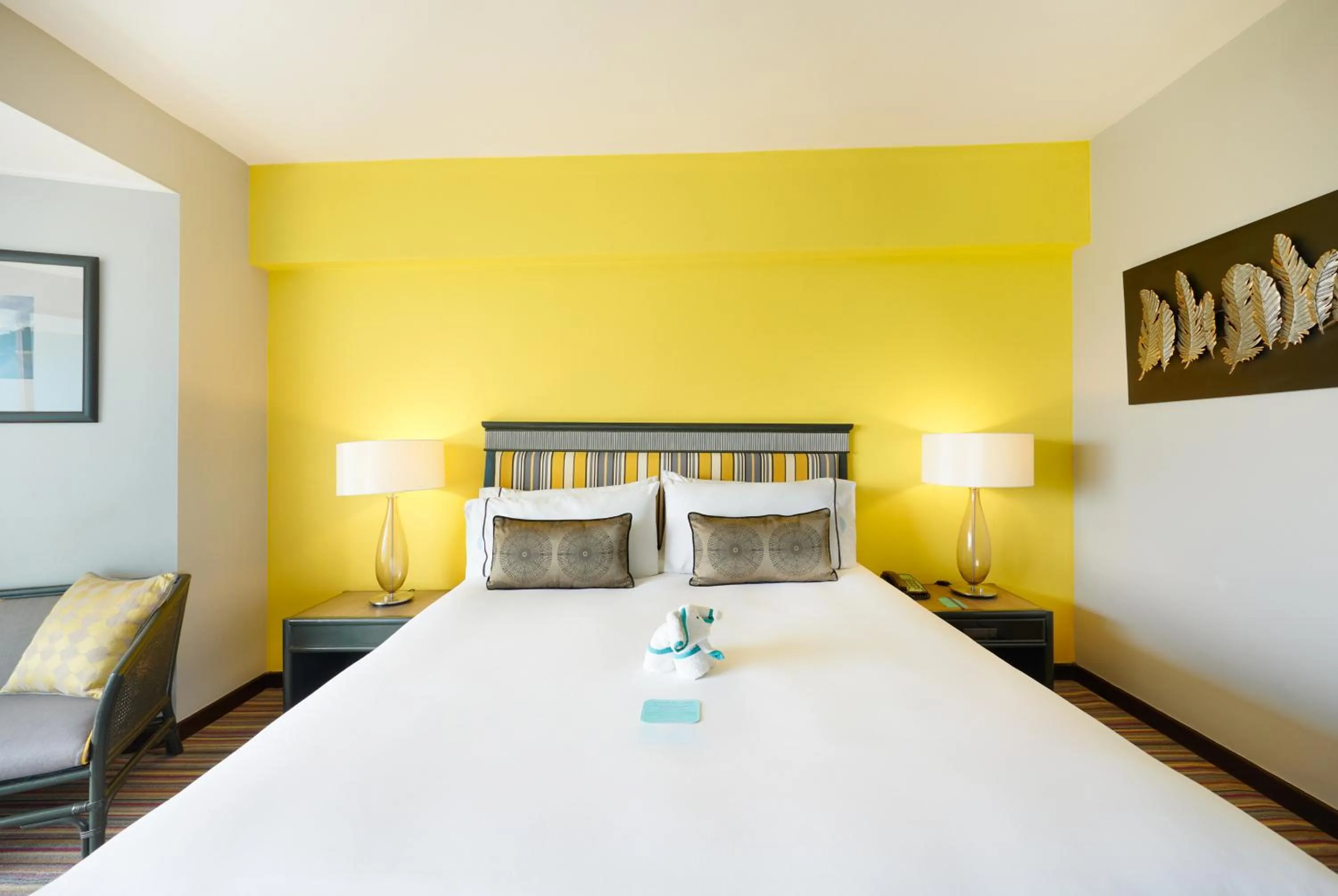 Bed in The Bayview Hotel Pattaya