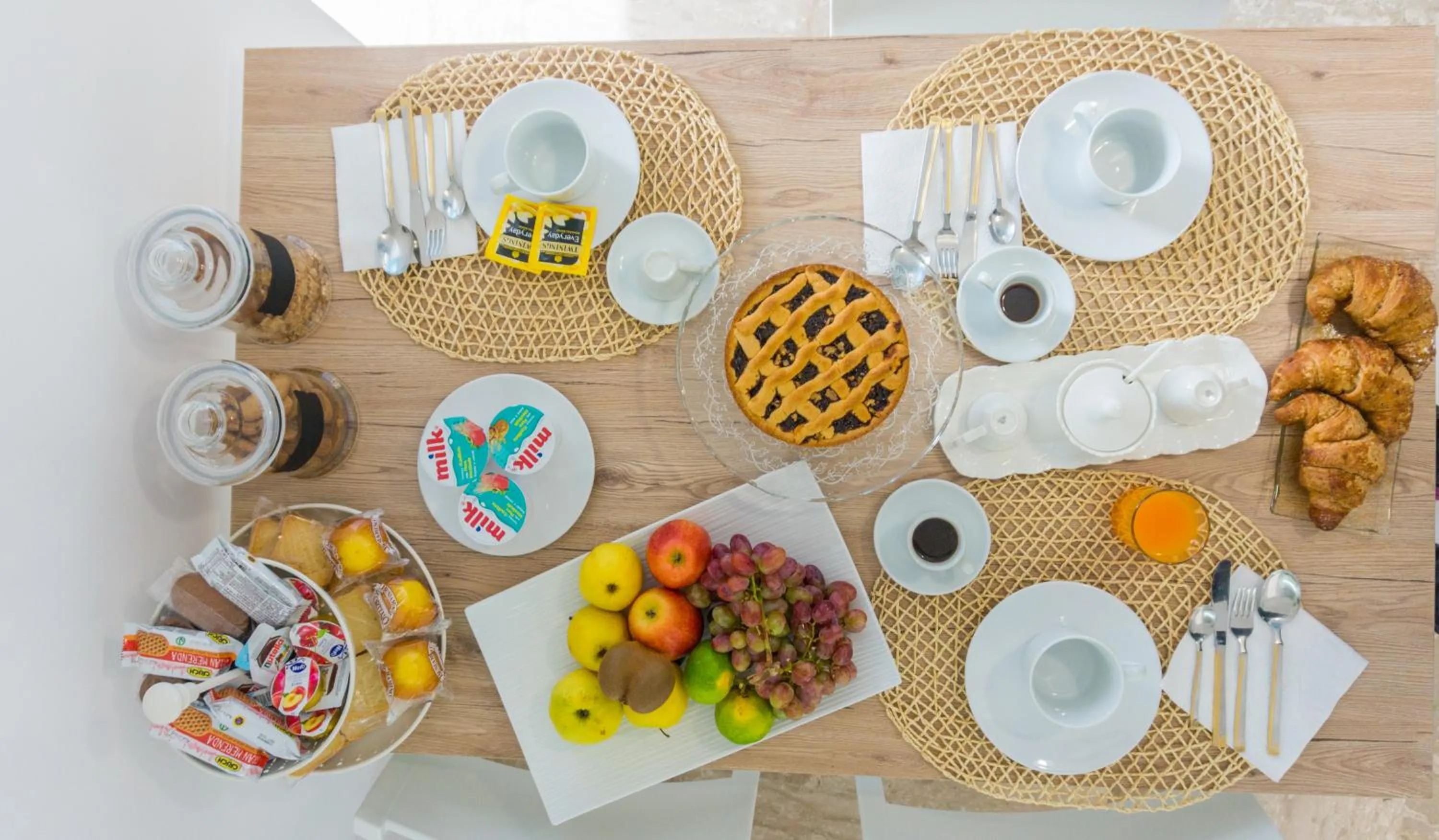 Italian breakfast in B&B Le Terrazze