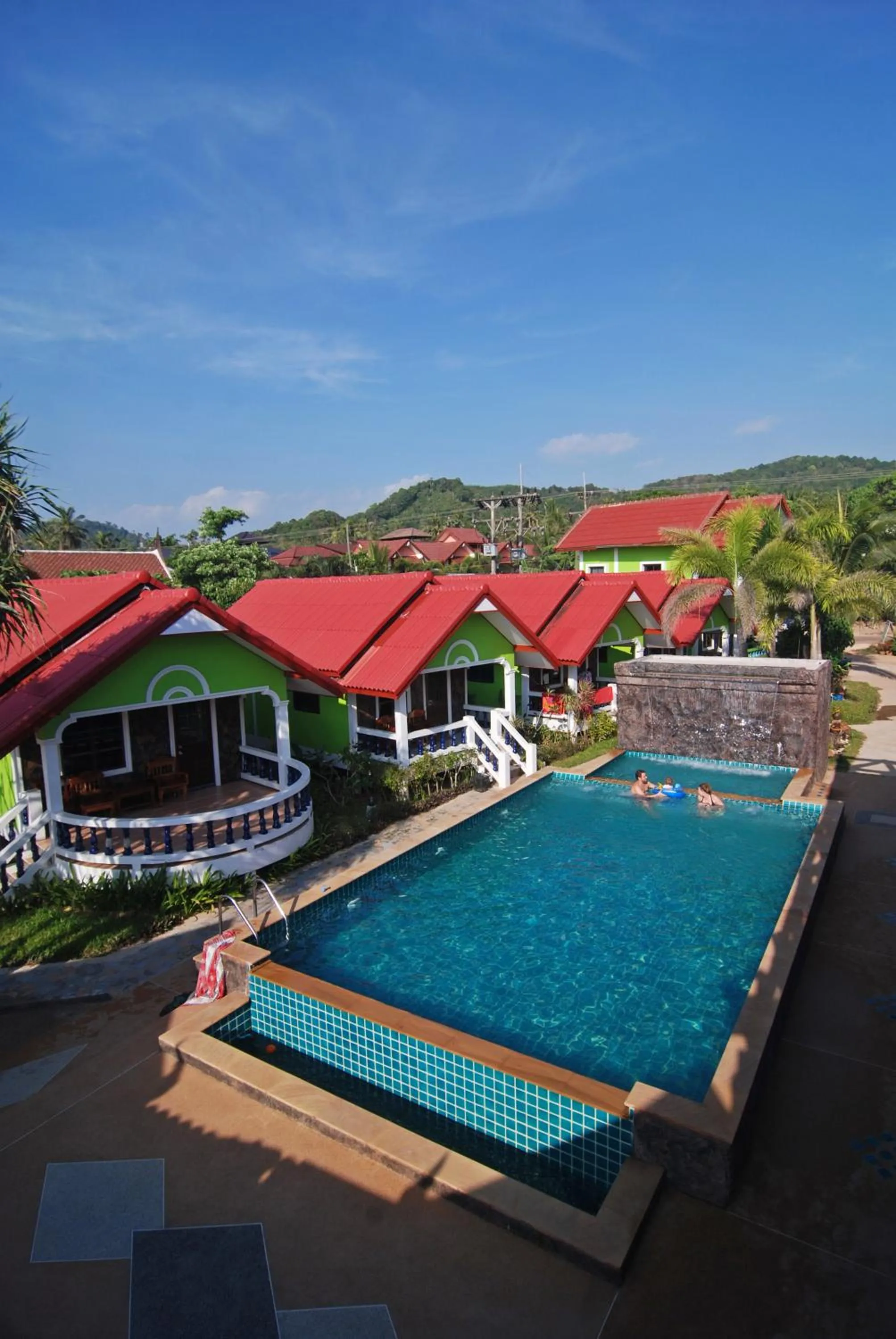 Swimming pool in Nature Beach Resort, Koh Lanta