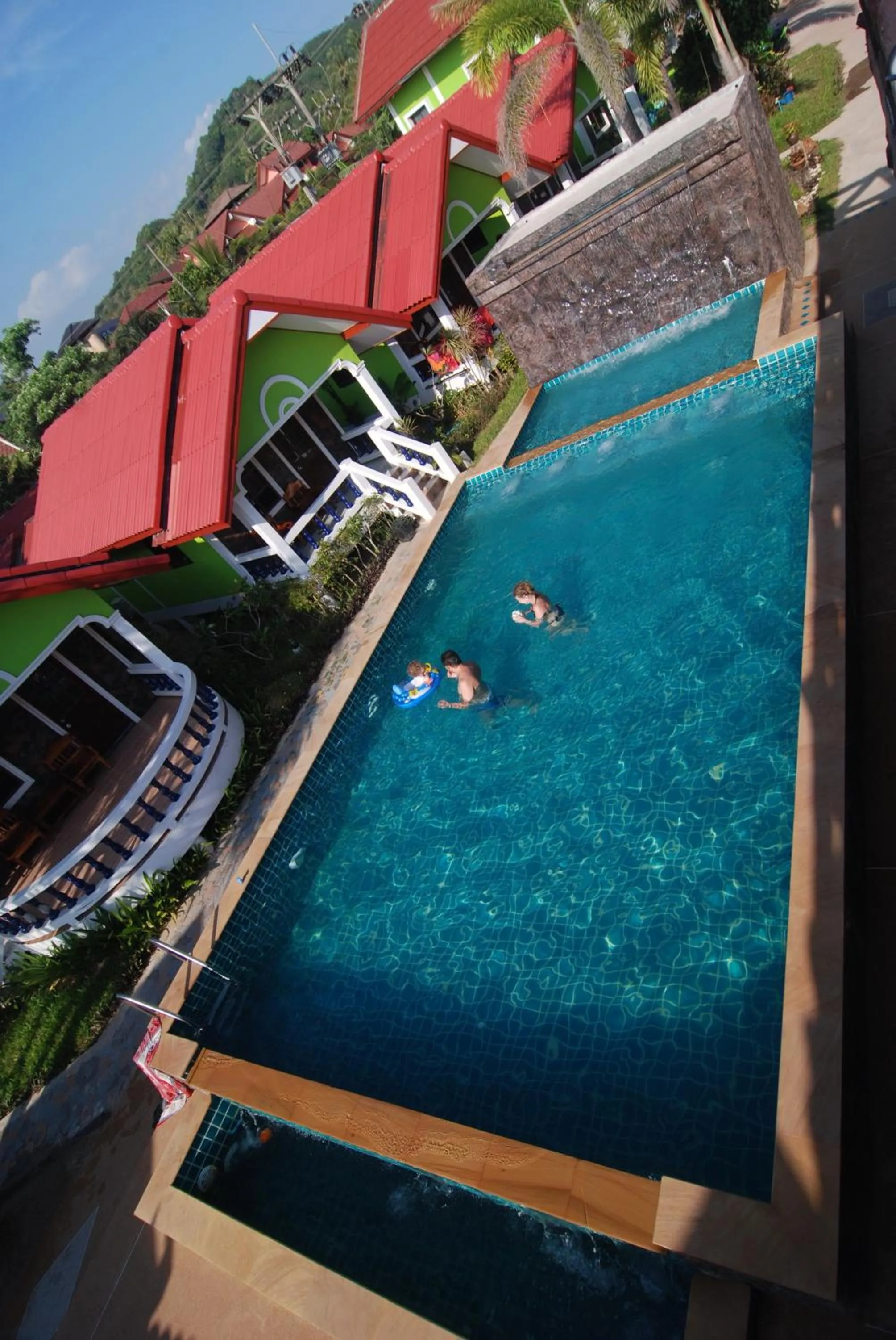 Swimming pool in Nature Beach Resort, Koh Lanta