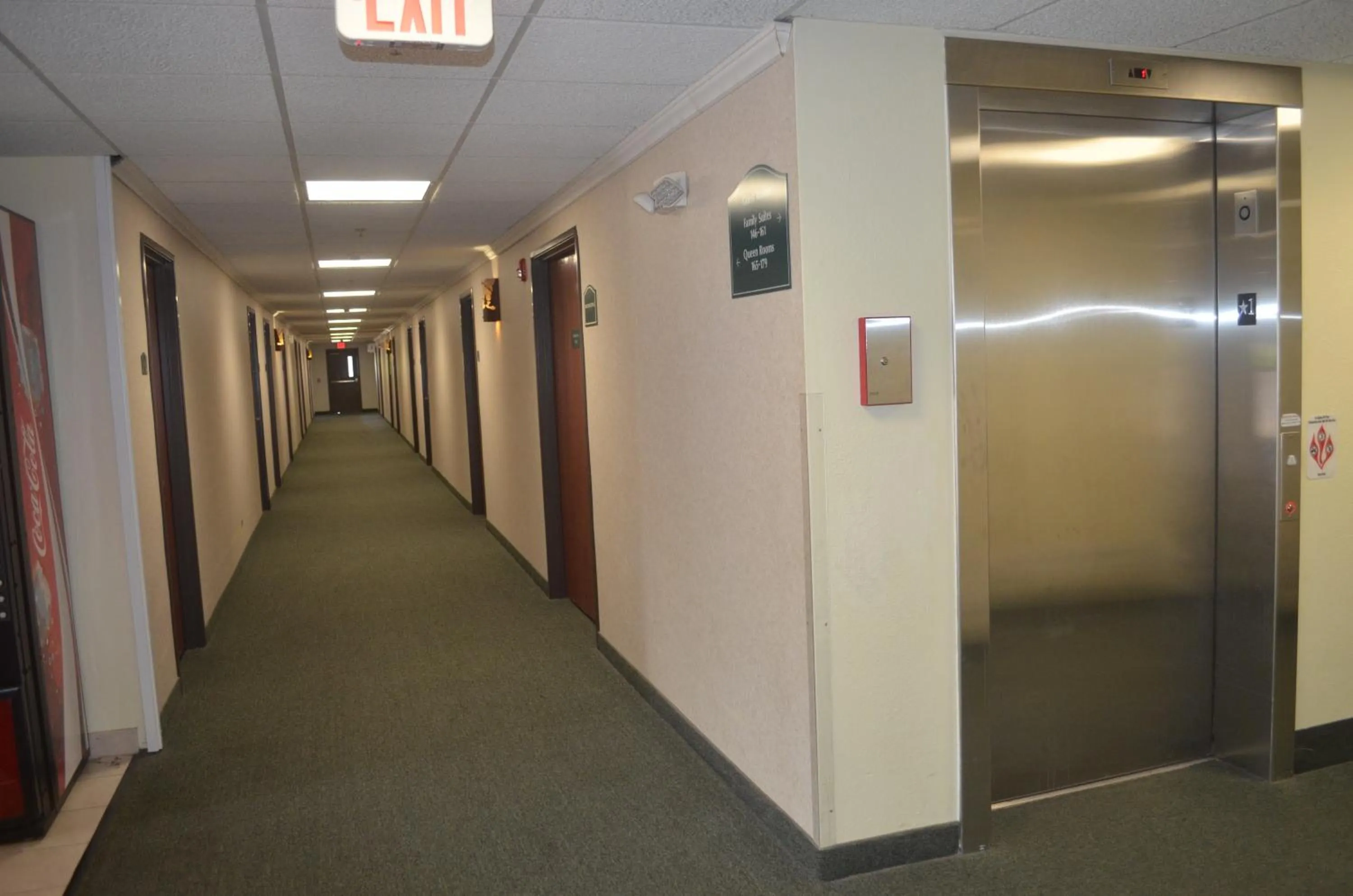 elevator in Santa's Lodge