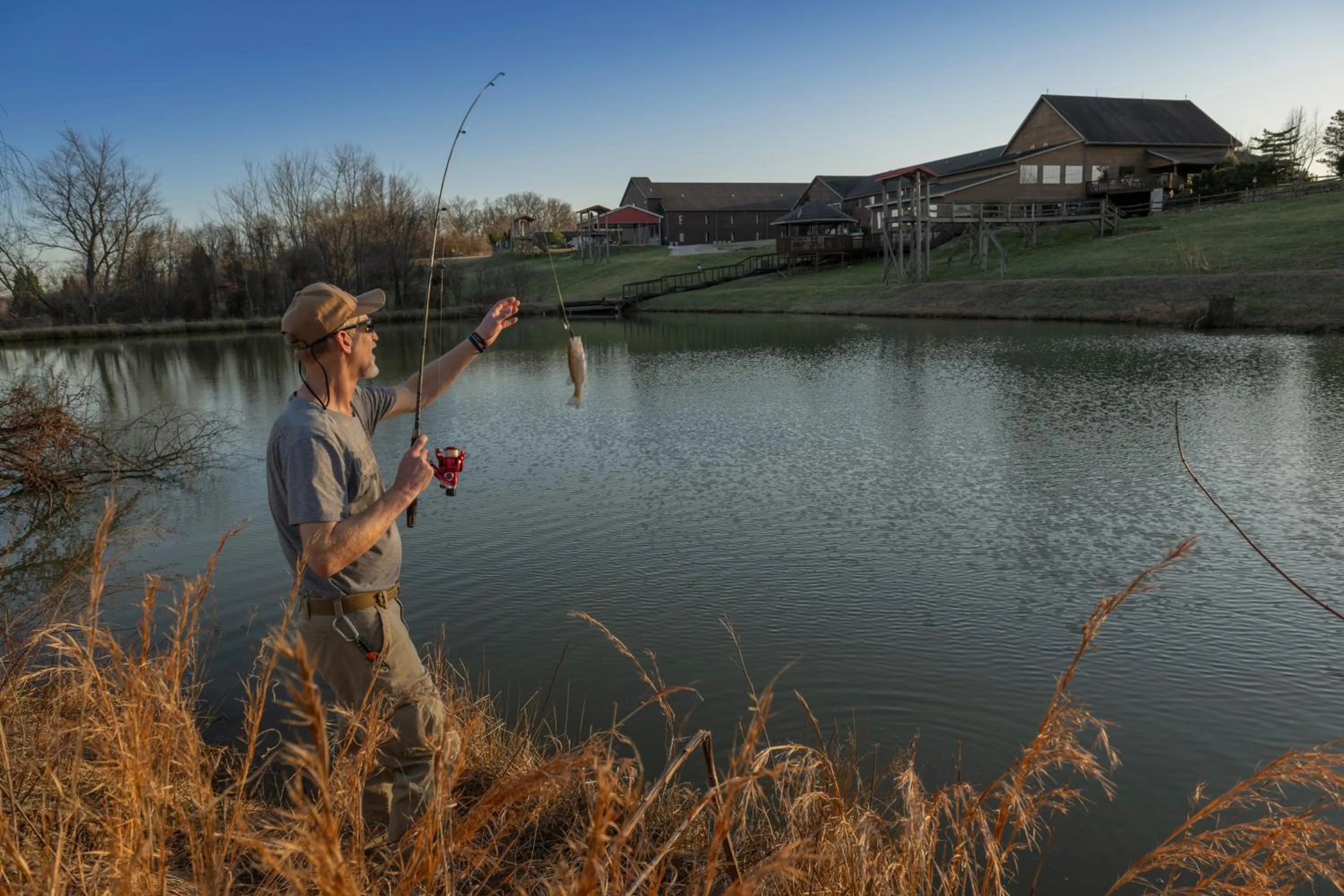 Lake view in Santa's Lodge