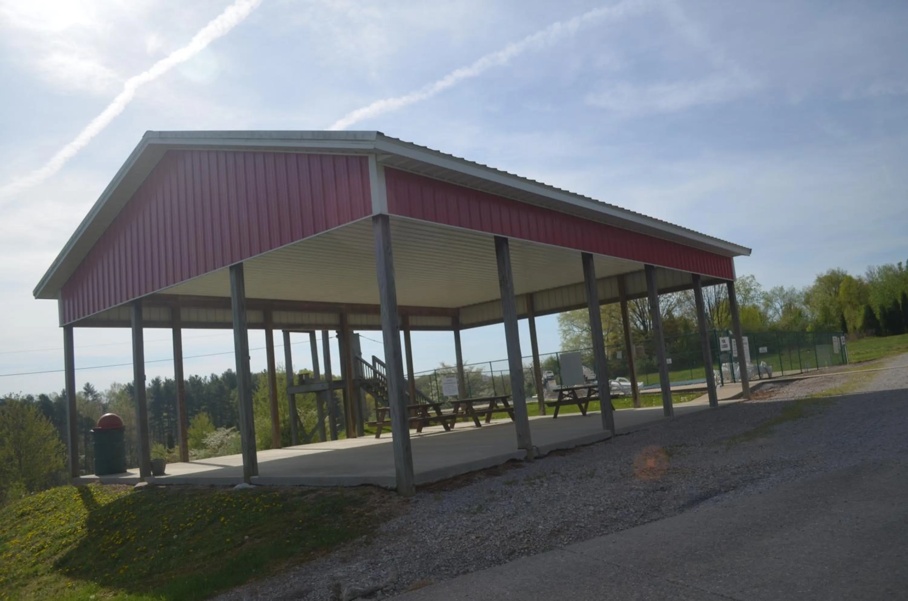Seating area in Santa's Lodge