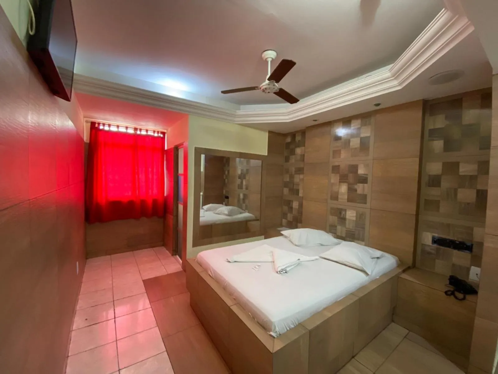 Bed in Hotel Novo Plano