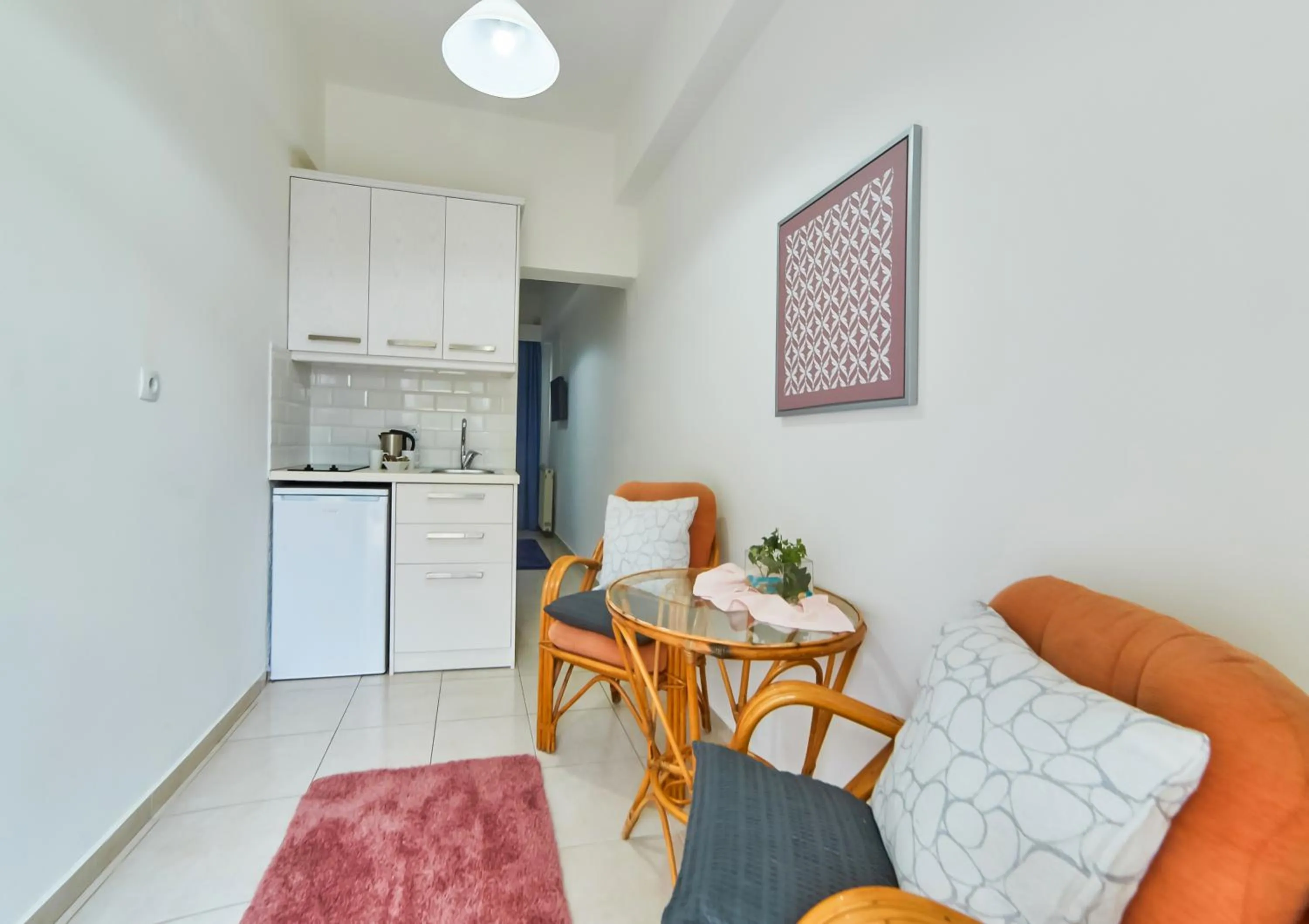 Kitchen or kitchenette in Villa Mare Monte ApartHotel