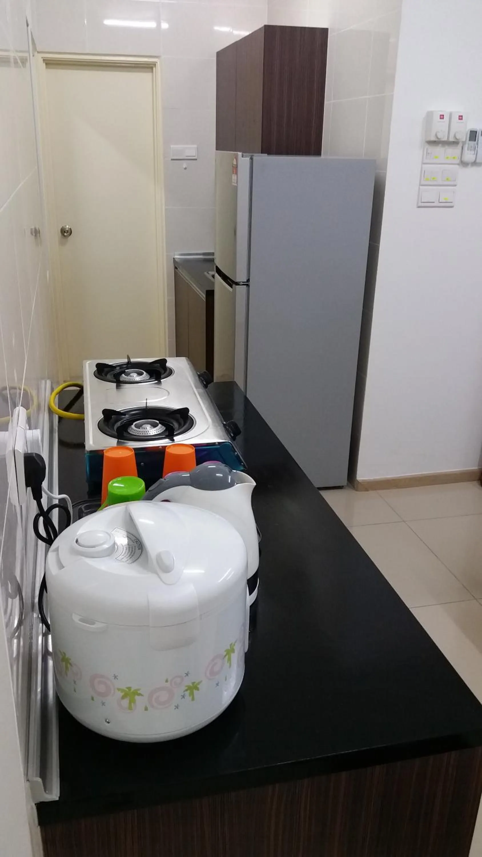 Kitchen or kitchenette in Vista Alam Serviced Apartment iCity IDCC SACC PKNS UiTM MSU Avisena