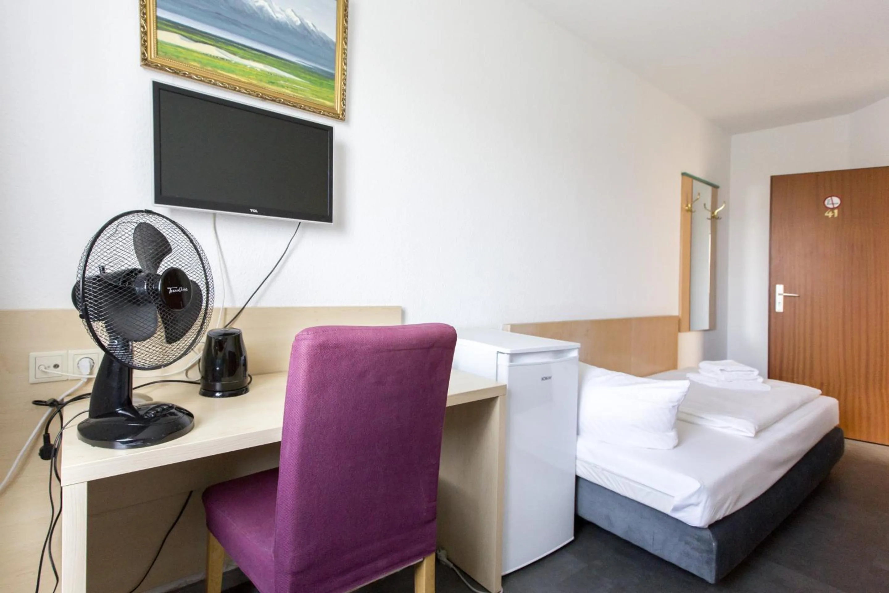 Bedroom, Bed in Hotel Pension Odin