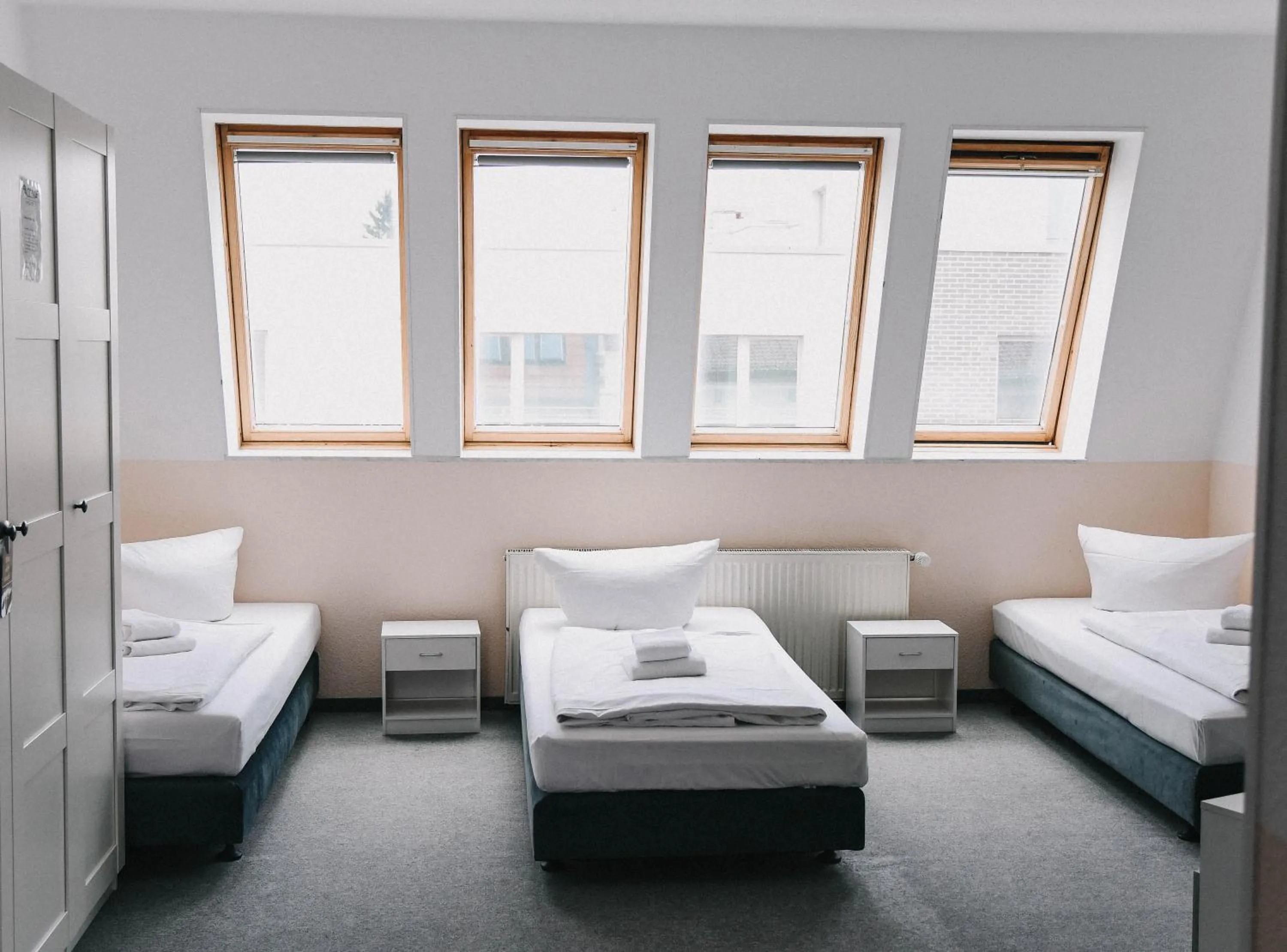 Bed in Hotel-Pension ODIN