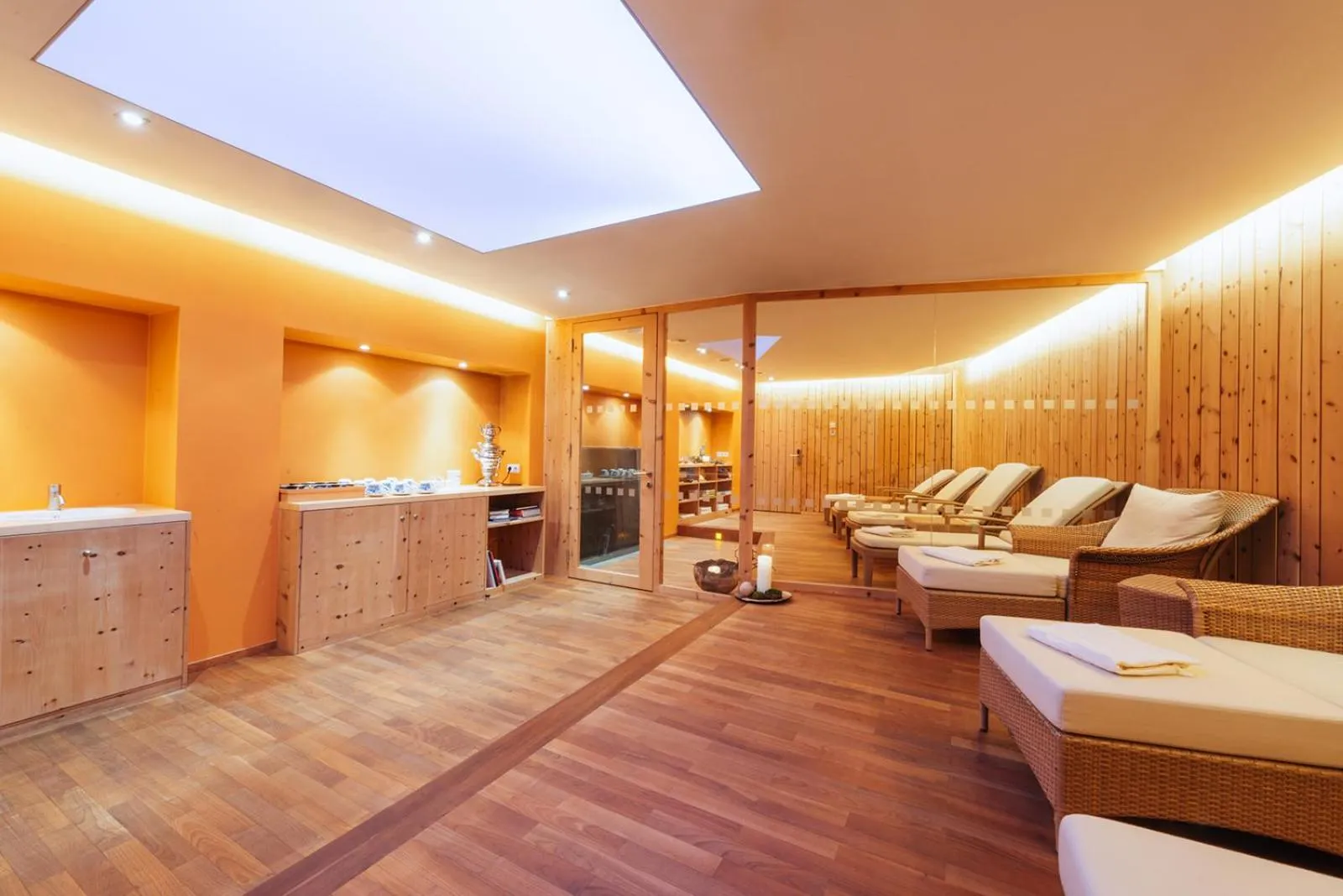 Sauna in Hotel Aurora